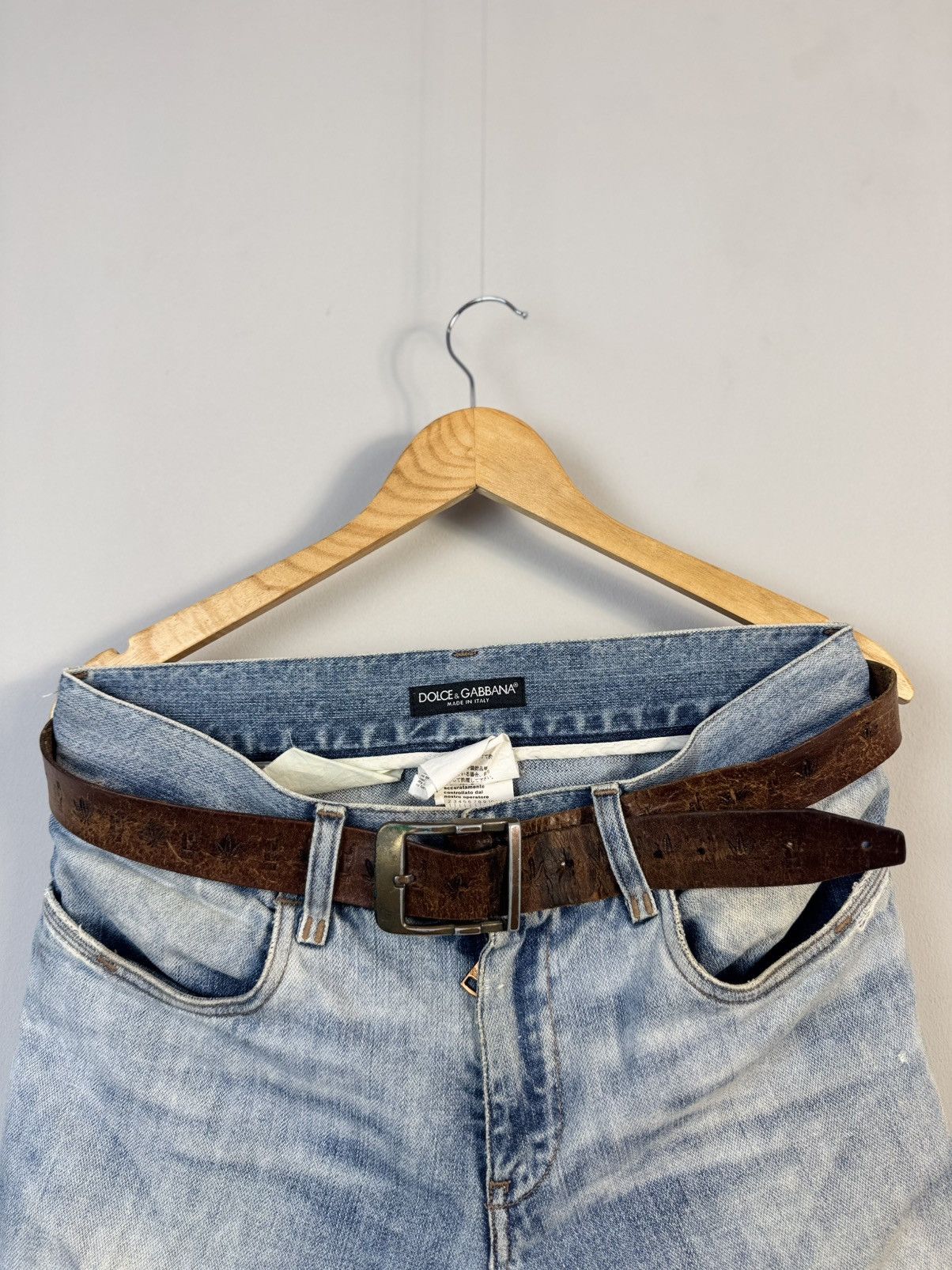 Vintage Very crazy Vintage solid marijuana belt Size ONE SIZE - 1 Thumbnail