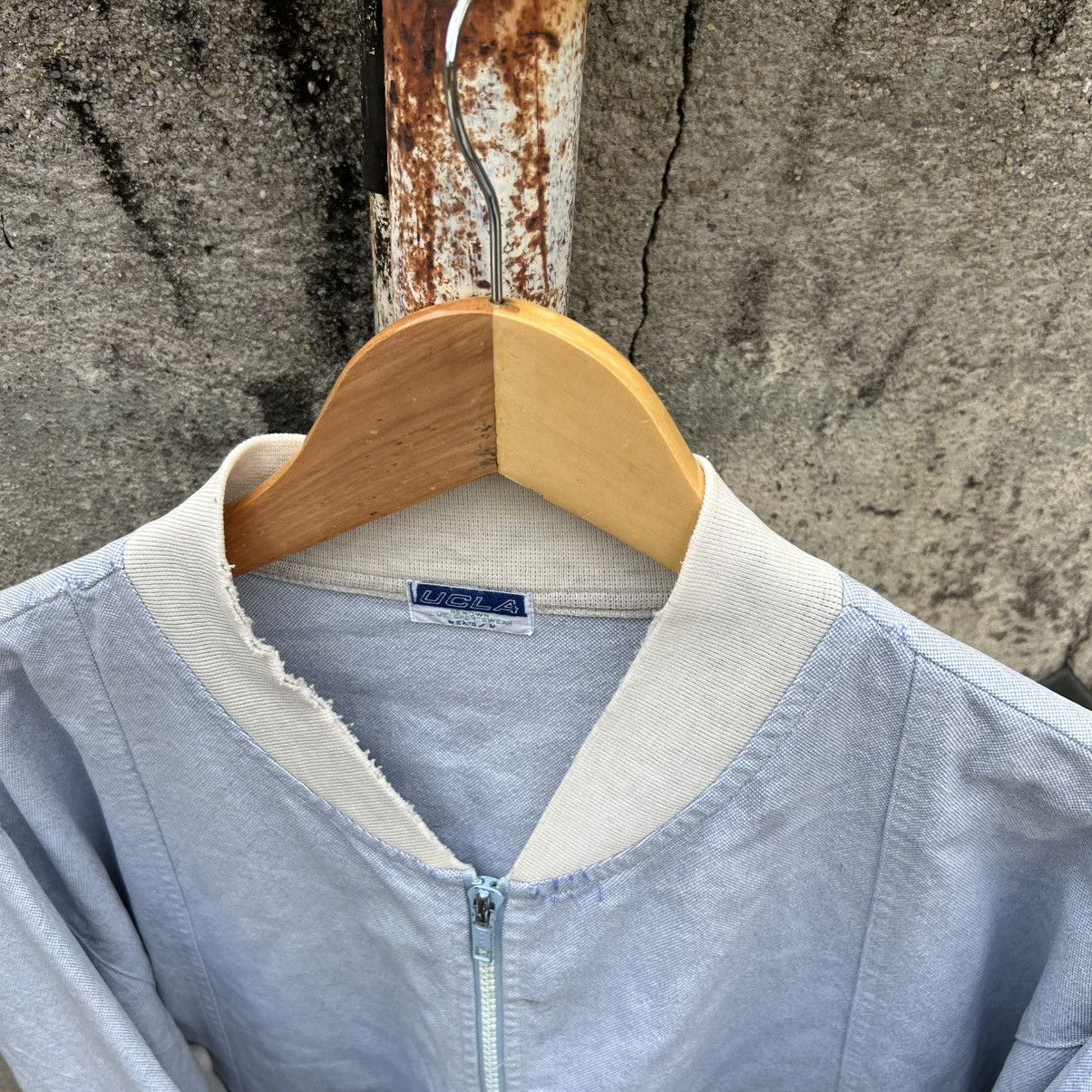 Vintage “VINTAGE” UCLA STAFF DISTRESS ZIP UP BLUE JACKET Size US M / EU 48-50 / 2 - 10 Thumbnail
