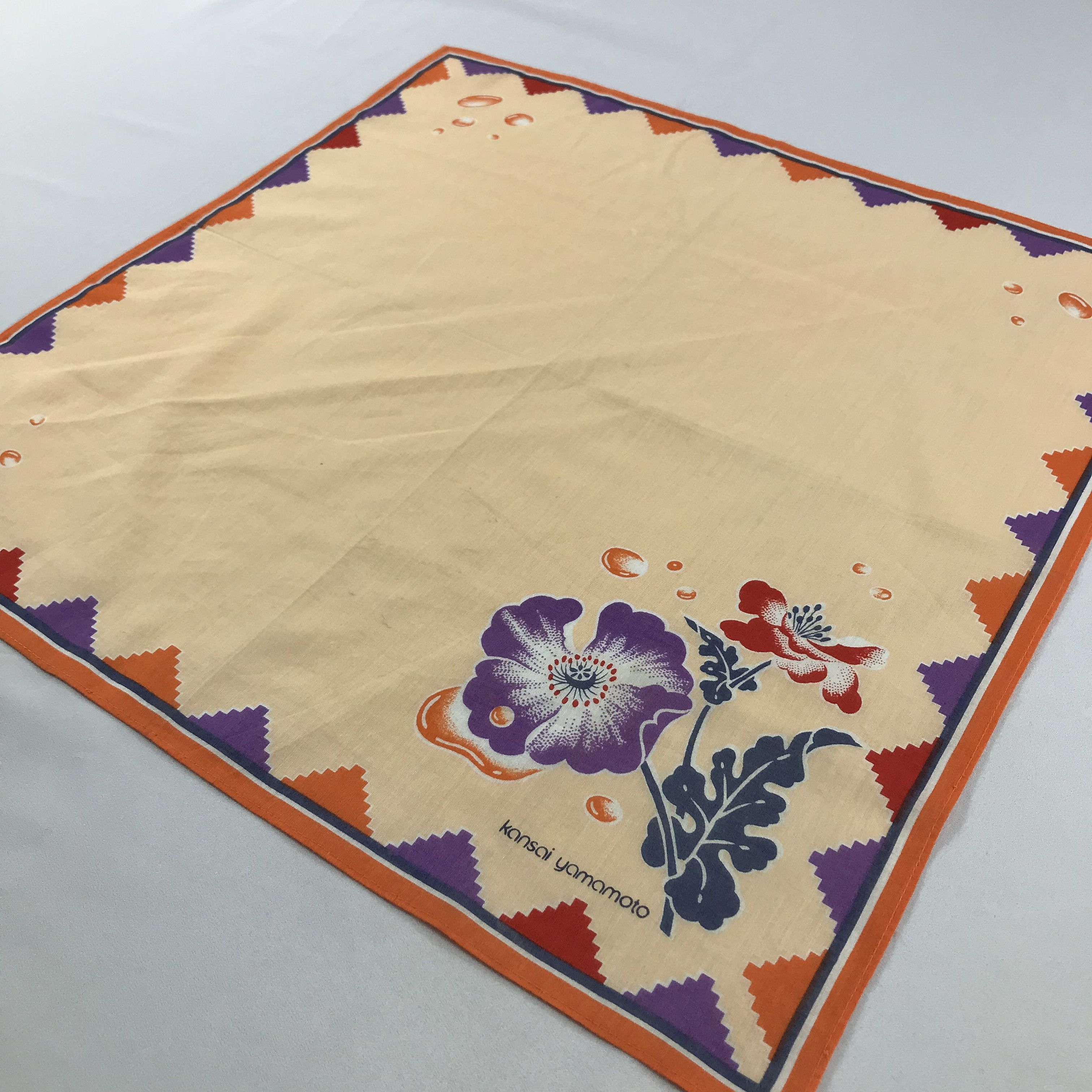 Kansai Yamamoto × Vintage Kansai Yamamoto Bandana / Handkerchief / Neckerchief - S2496 Size ONE SIZE - 3 Thumbnail