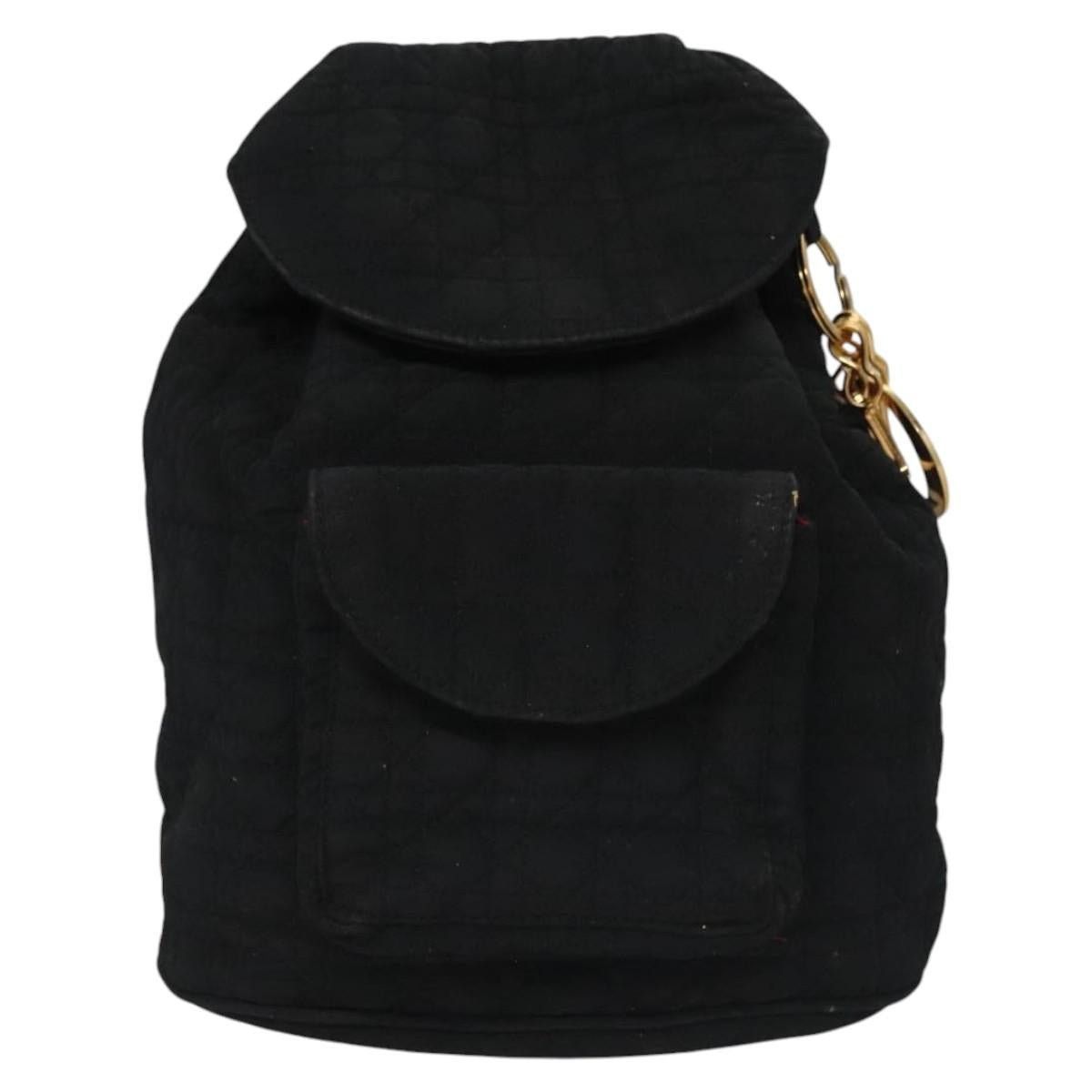 Dior DIOR Lady DIOR Backpack Nylon Black Gold Size ONE SIZE - 2 Thumbnail