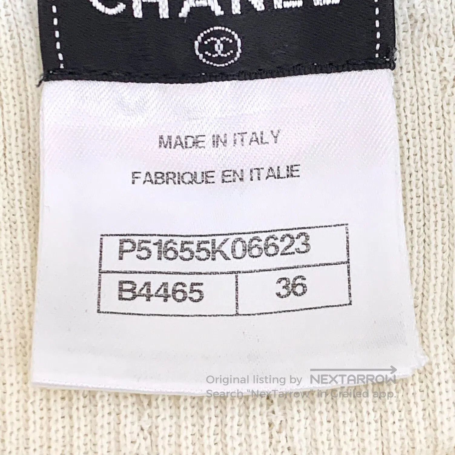 Chanel Chanel Colorblock Quilted Cotton Knit Camisole. Size S / US 4 / IT 40 - 6 Thumbnail