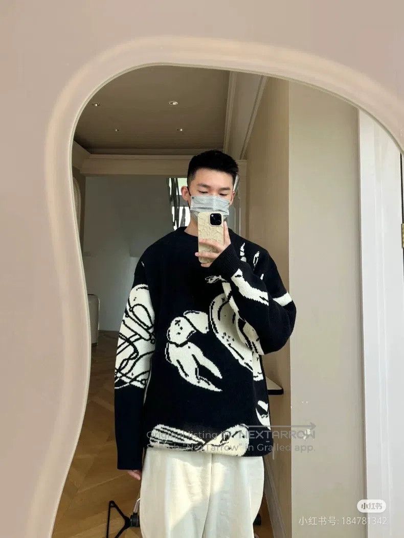 Jil Sander Jil Sander Constellation jacquard sweater Size S / US 4 / IT 40 - 8 Thumbnail