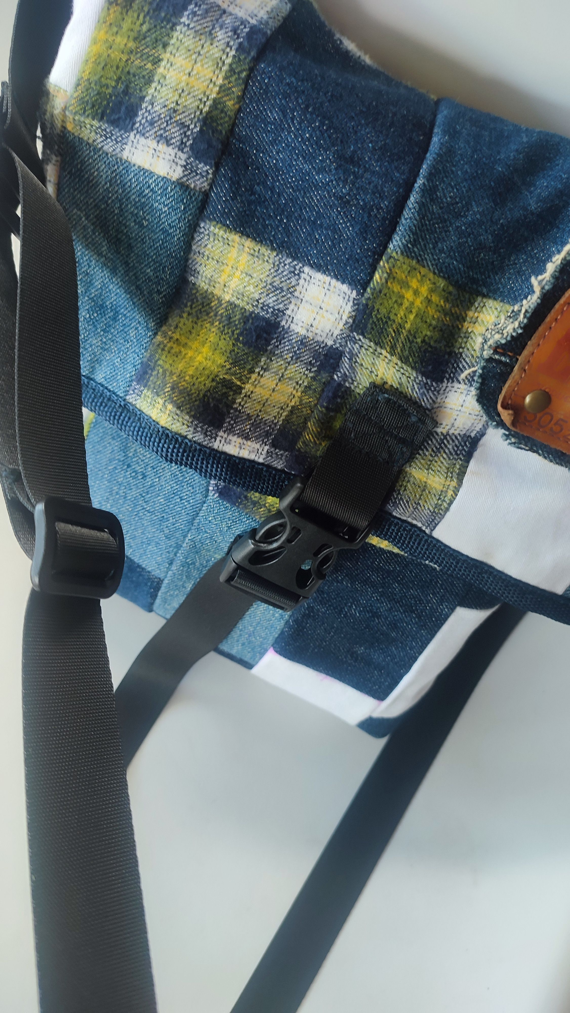 Edwin × Handmade Handmade patchwork denim bag remake old jeans Size ONE SIZE - 14 Thumbnail