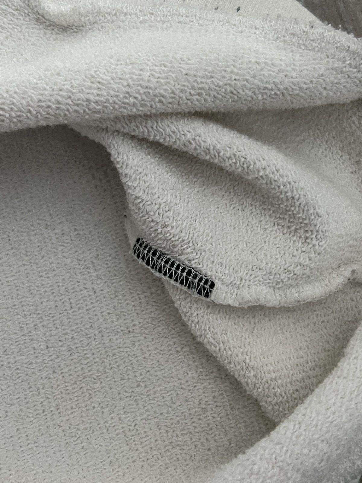 Raf Simons SS2002 Raf Simons Kollaps Sample White Sleeveless OS Hoodie Size US XL / EU 56 / 4 - 11 Thumbnail
