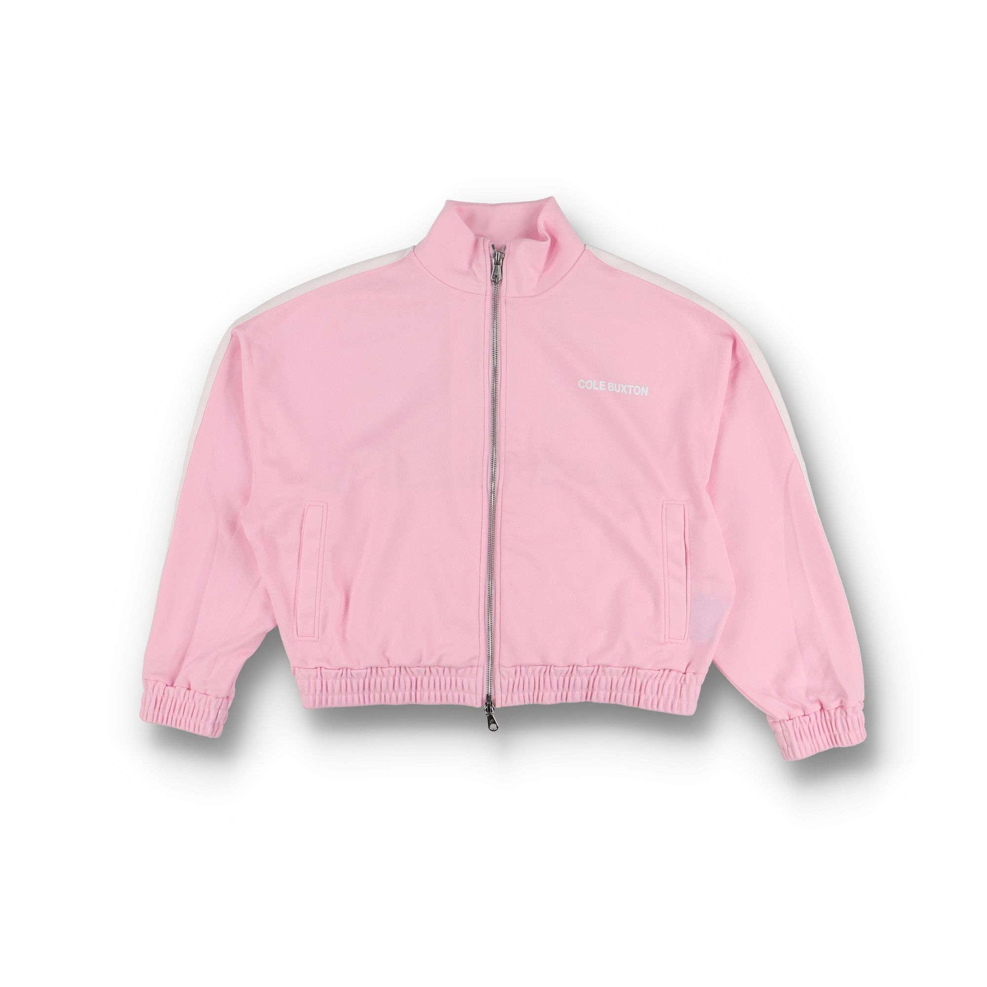 Cole Buxton Pink Tape Logo Oversized Track Jacket Size US M / EU 48-50 / 2 - 1 Thumbnail