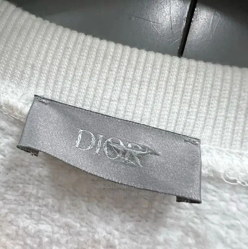 Dior Dior White Cotton Long Sleeve Cropped Sweatshirt . Size XS / US 0-2 / IT 36-38 - 2 Thumbnail