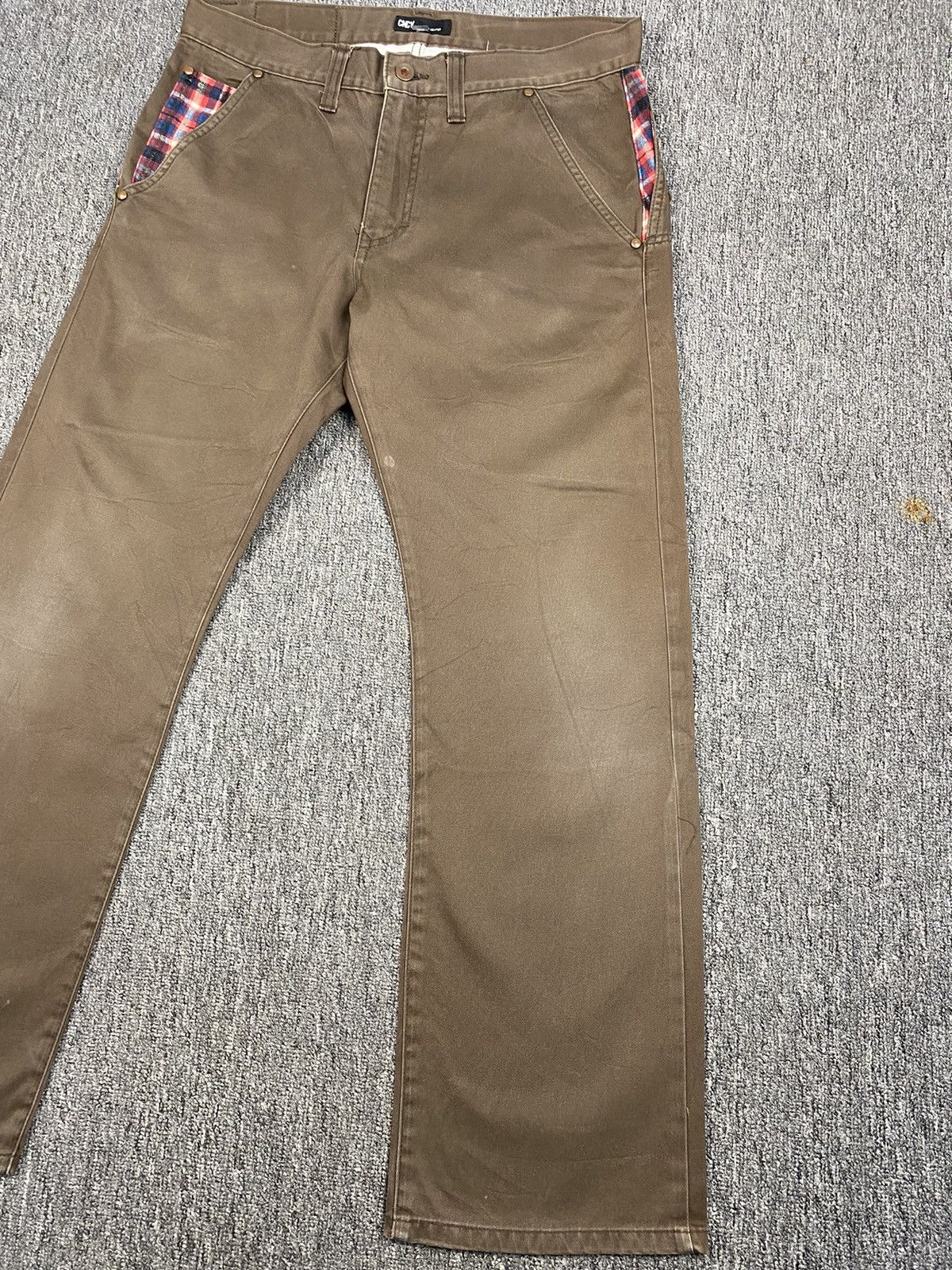 Japanese Brand Concave Attempt Checkered Hip Pant Size US 32 / EU 48 - 3 Thumbnail