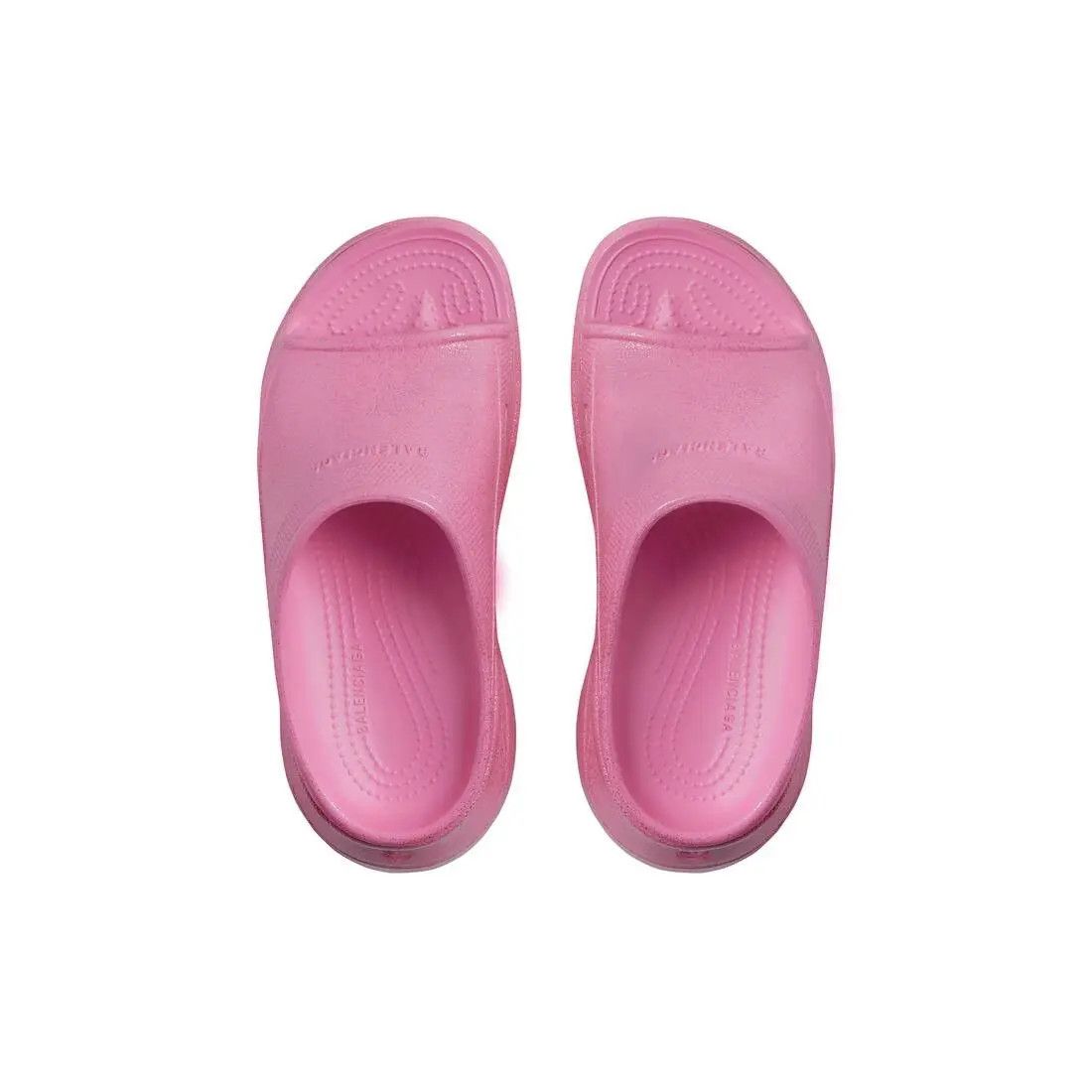 Balenciaga × Crocs o1tr1nto1125 Pool Crocs™ Slide Sandals in Pink Size US 10 / IT 40 - 4 Thumbnail