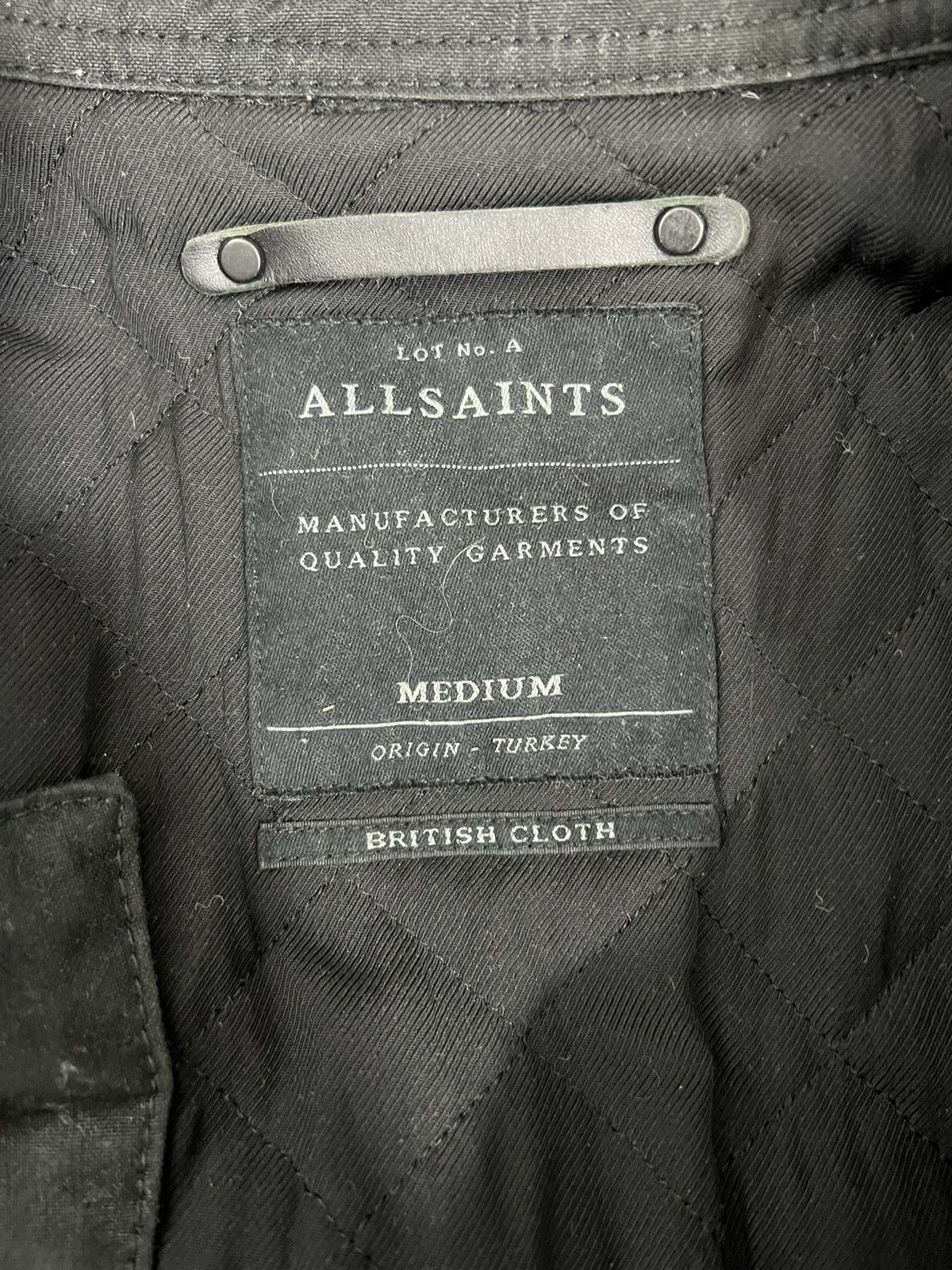 Allsaints Jacket Allsaints Lennox British Cloth Avant garde fur collar Size US M / EU 48-50 / 2 - 5 Thumbnail