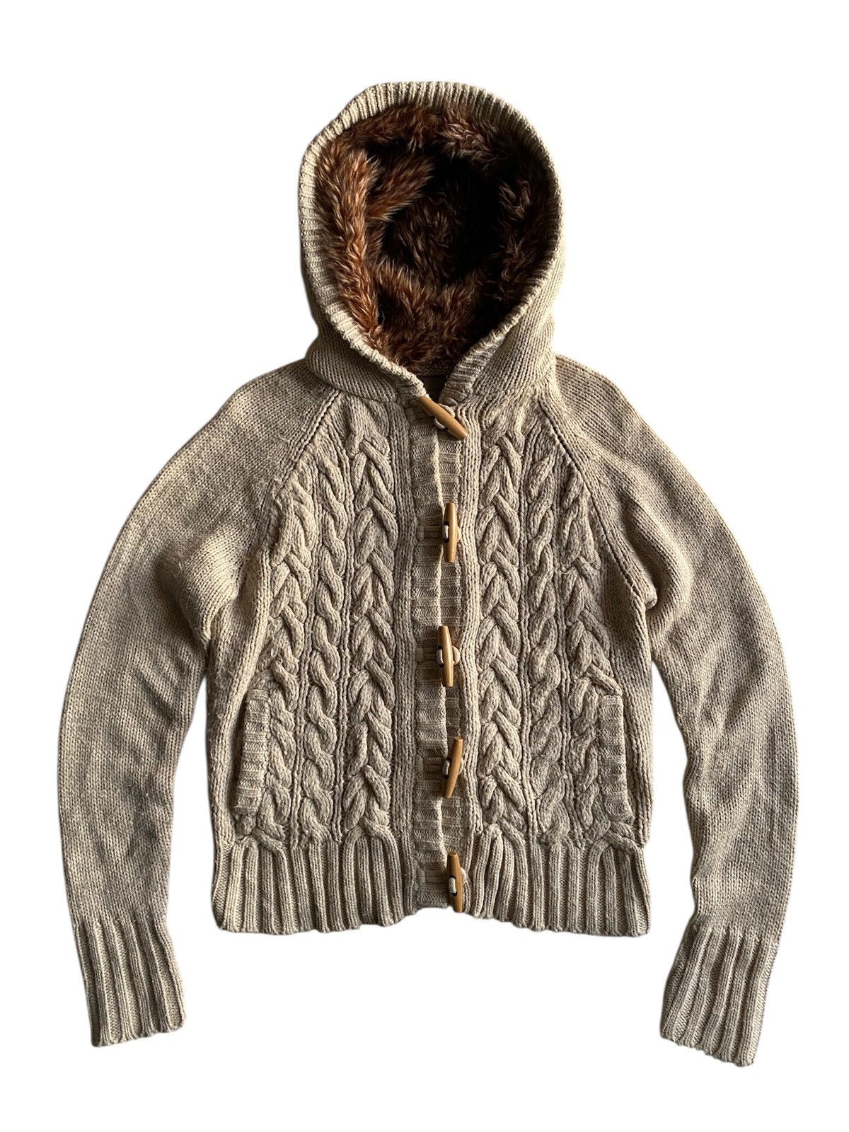 Bershka Bershka Knit LGB If Six Was Nine Style Fur Jacket Size US M / EU 48-50 / 2 - 1 Thumbnail