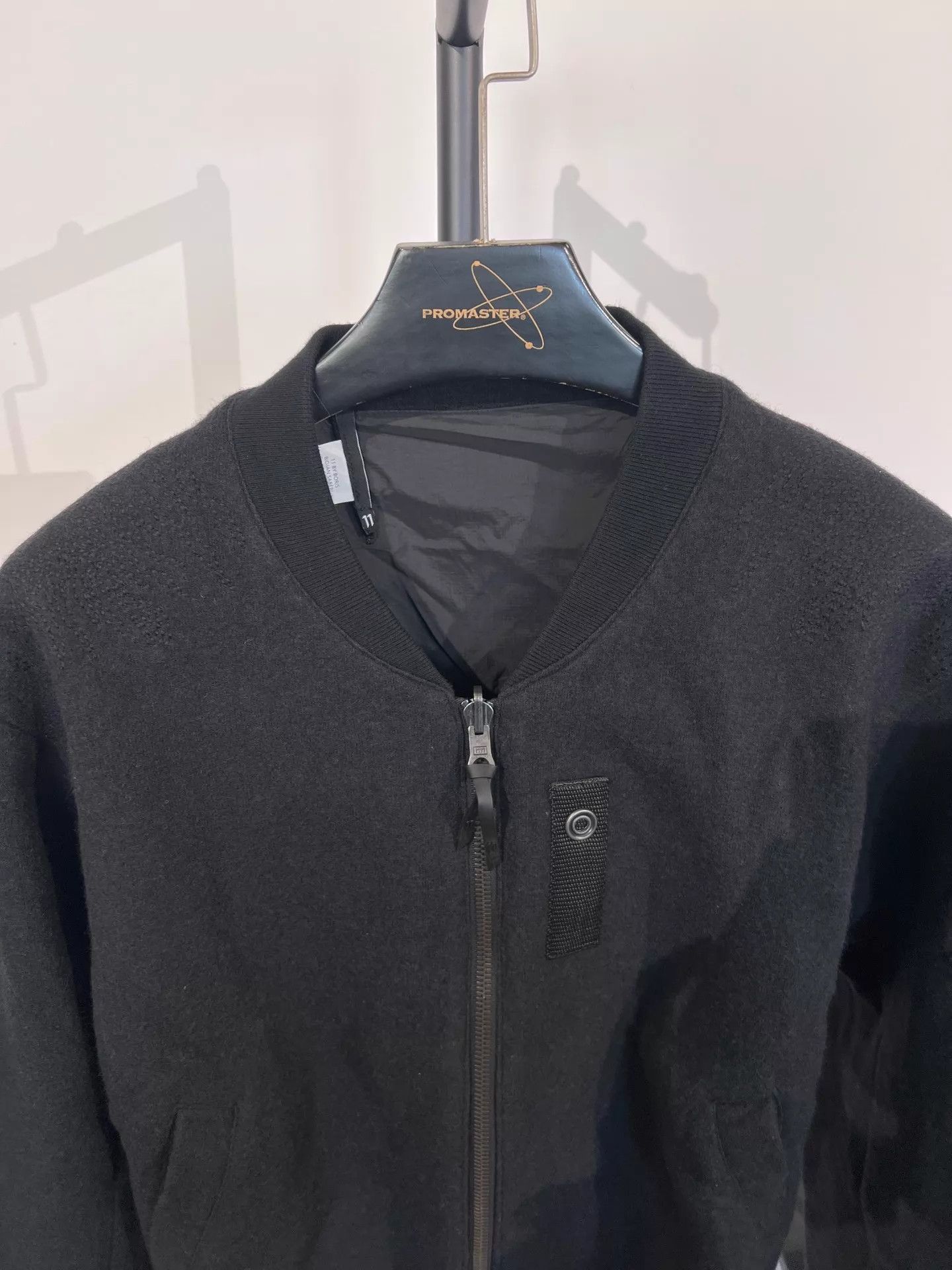 Boris Bidjan Saberi BBS 2-tone embroidered wool blend Ma-1 jacket size S Size US XS / EU 42 / 0 - 5 Thumbnail