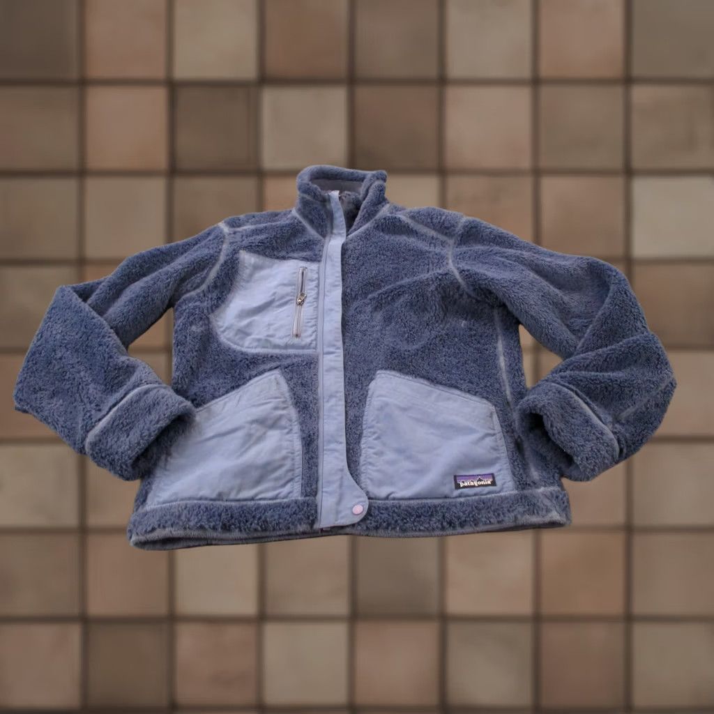 Patagonia Patagonia Jacket Women S Blue Reversible Fleece Zipped Pockets Windproof Pockets Outdoor 27284 Size S / US 4 / IT 40 - 1 Thumbnail