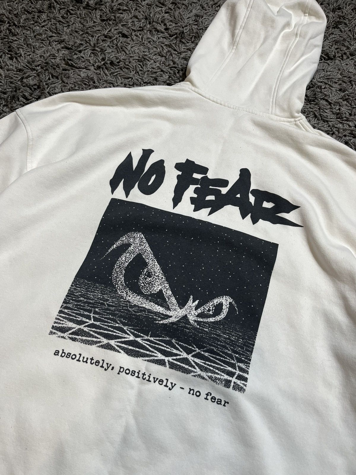 No Fear NO FEAR x H&M BOX BACKSIDE LOGO COTTON BAGGY STYLE HOODIE Size US M / EU 48-50 / 2 - 2 Thumbnail
