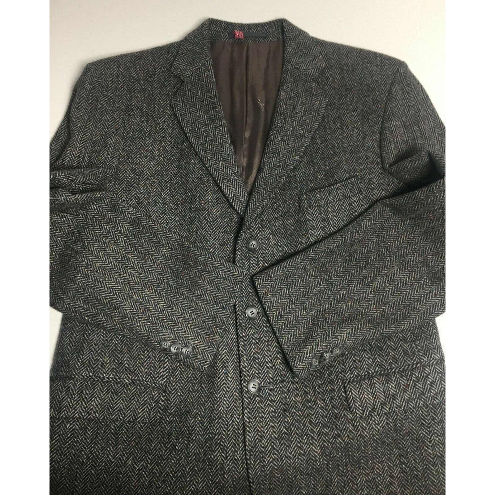 Magee Magee Mens Donegal Tweed Wool Blazer Coat Suit Jacket Sz 41R Size US XS / EU 42 / 0 - 8 Thumbnail