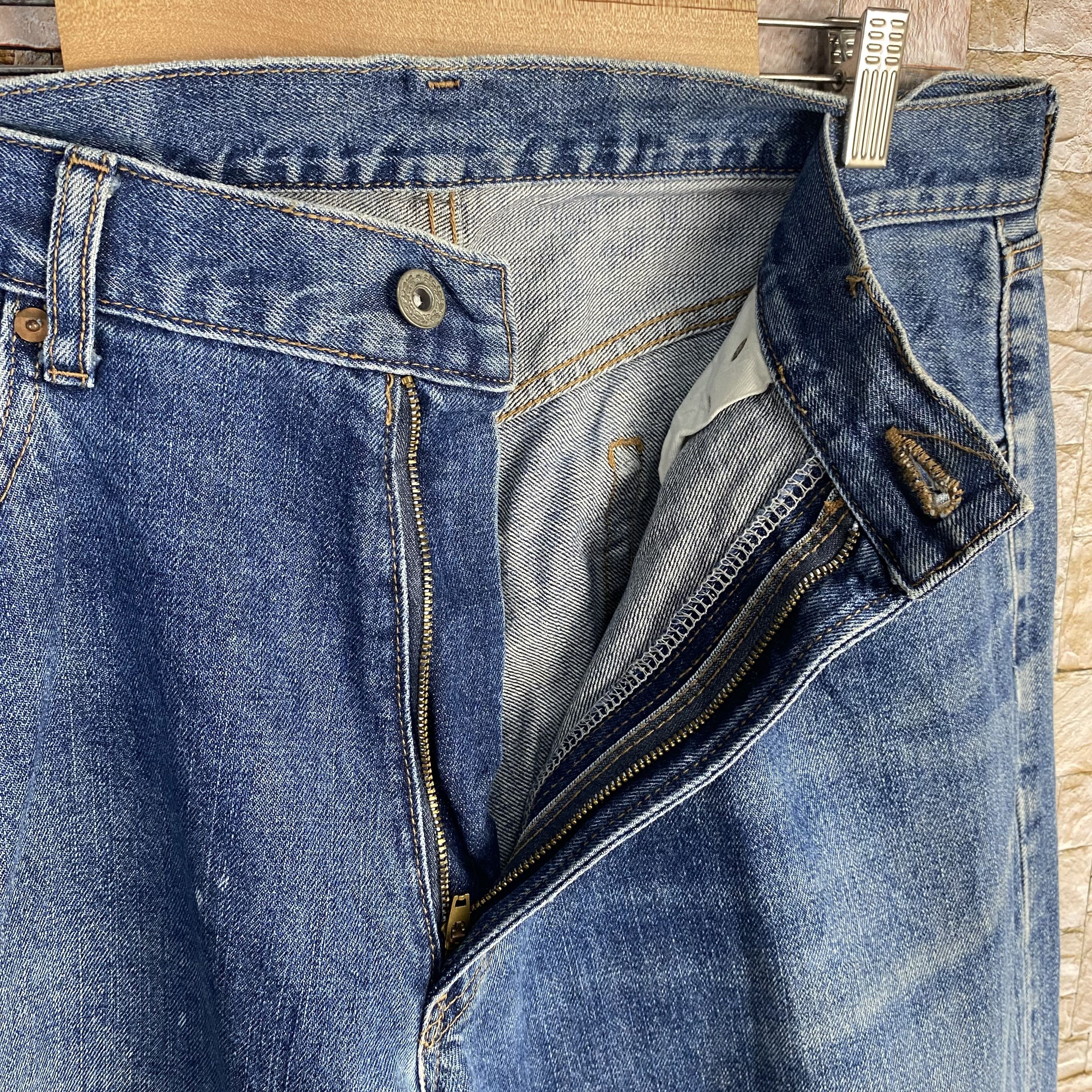 Vintage Japan vintage Blue Denim Pants #7589 Size US 34 / EU 50 - 10 Thumbnail