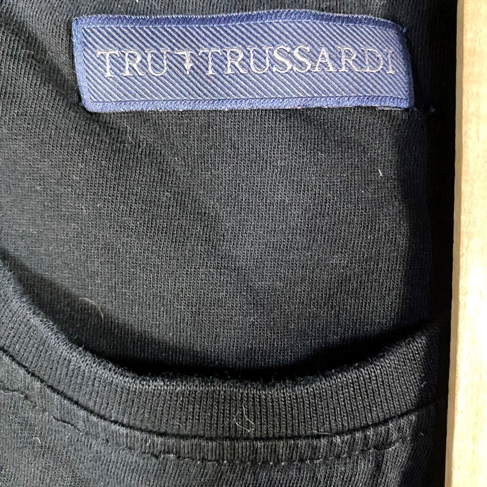Trussardi Trussardi T-shirt Unisex Adults Black Cotton Logo Crew Neck M Size Size US M / EU 48-50 / 2 - 5 Thumbnail