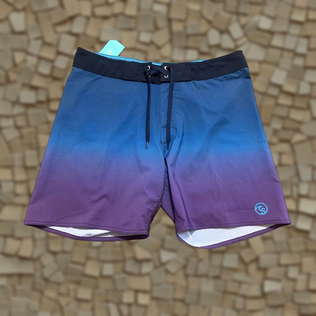Vintage NWT Desde Mexico Shorts Men's 38 Blue Black Purple Swim Trunks Size US 38 / EU 54 - 1 Thumbnail