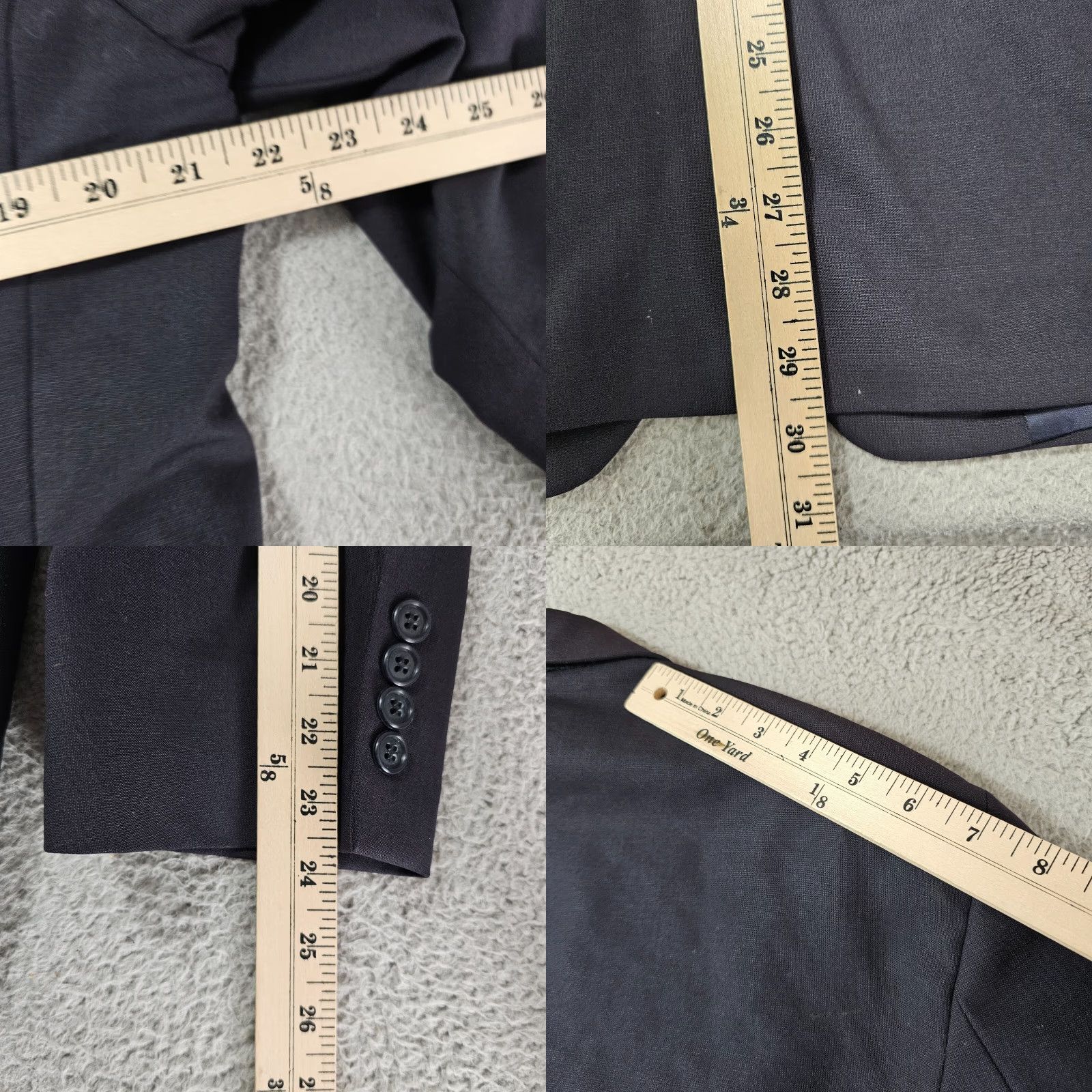 Brooks Brothers Brooks Brothers Blazer Mens 42S Black 346 Wool Stretch Suit Jacket Sports Coat Size 42R - 9 Thumbnail