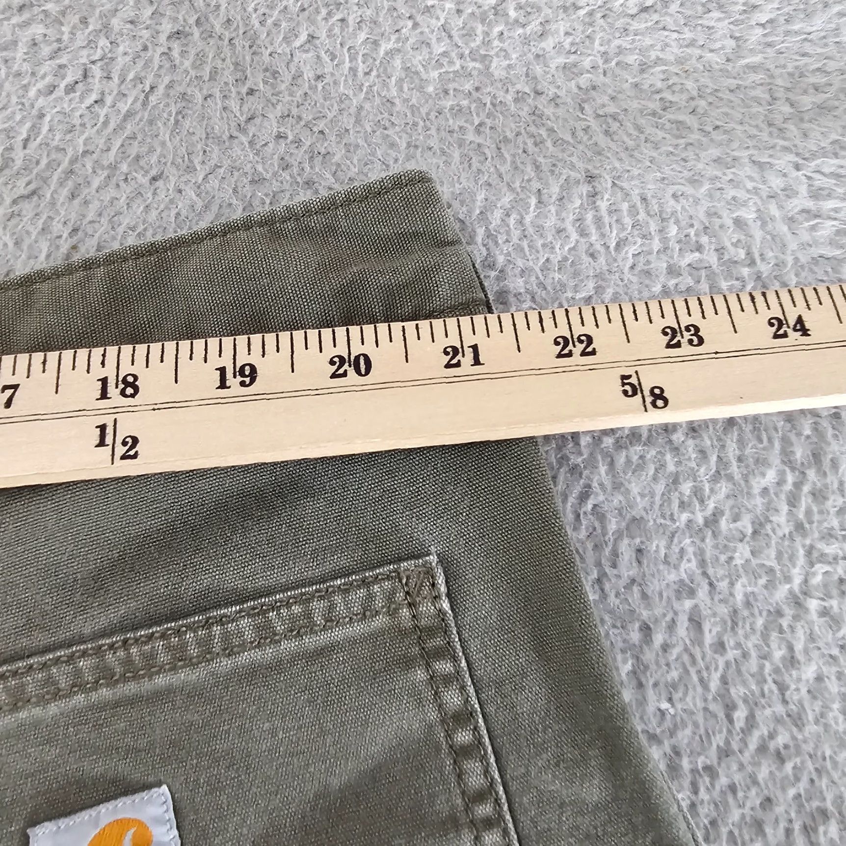 Carhartt Carhartt Shorts Mens Size 42 Moss Relaxed Canvas Cargo Carpenter Workwear Cotton Size US 42 / EU 58 - 5 Thumbnail