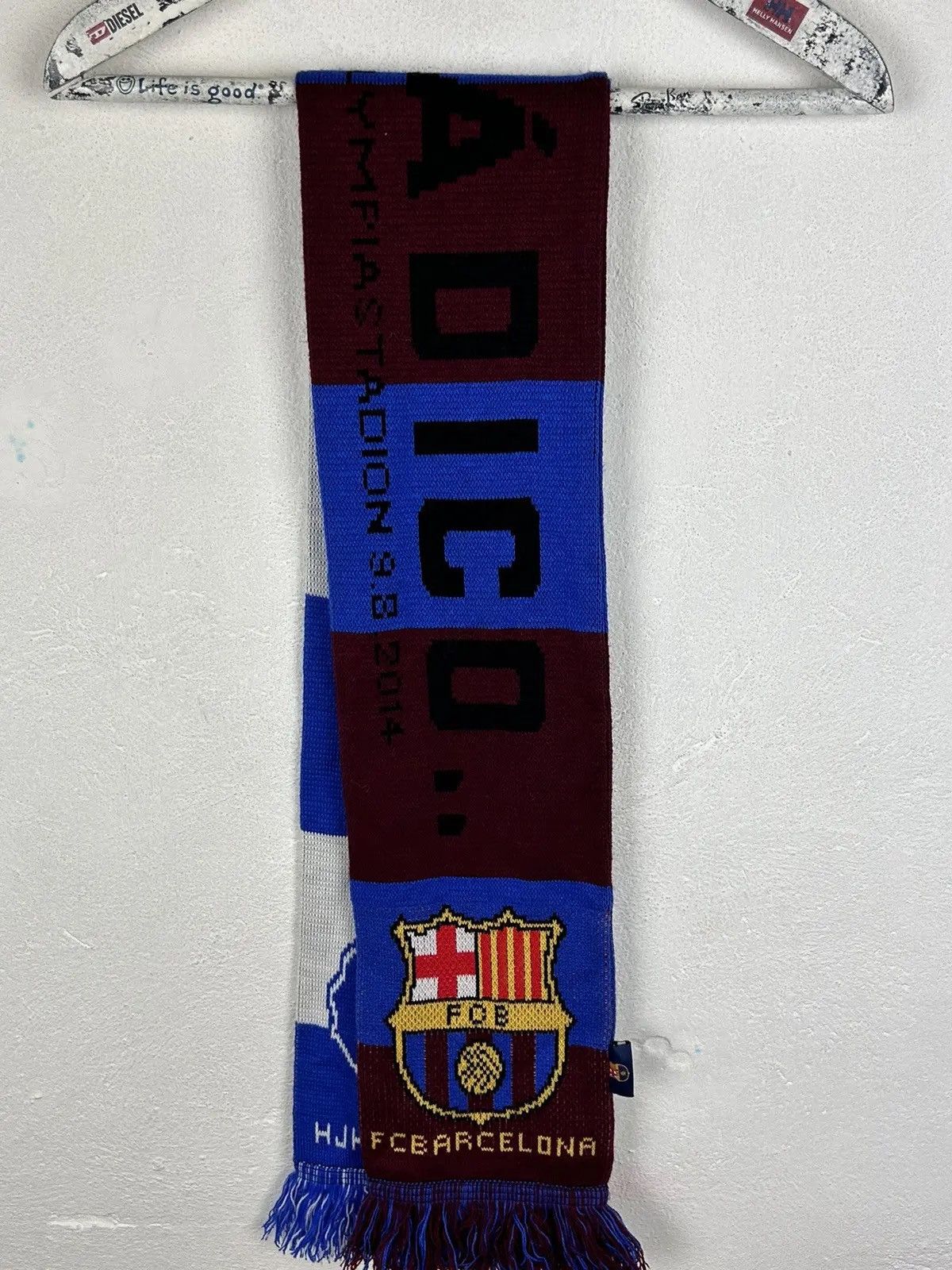 Other FC Barcelona vs HJK Helsinki 2014 Fanwear Scarf Size ONE SIZE - 3 Thumbnail