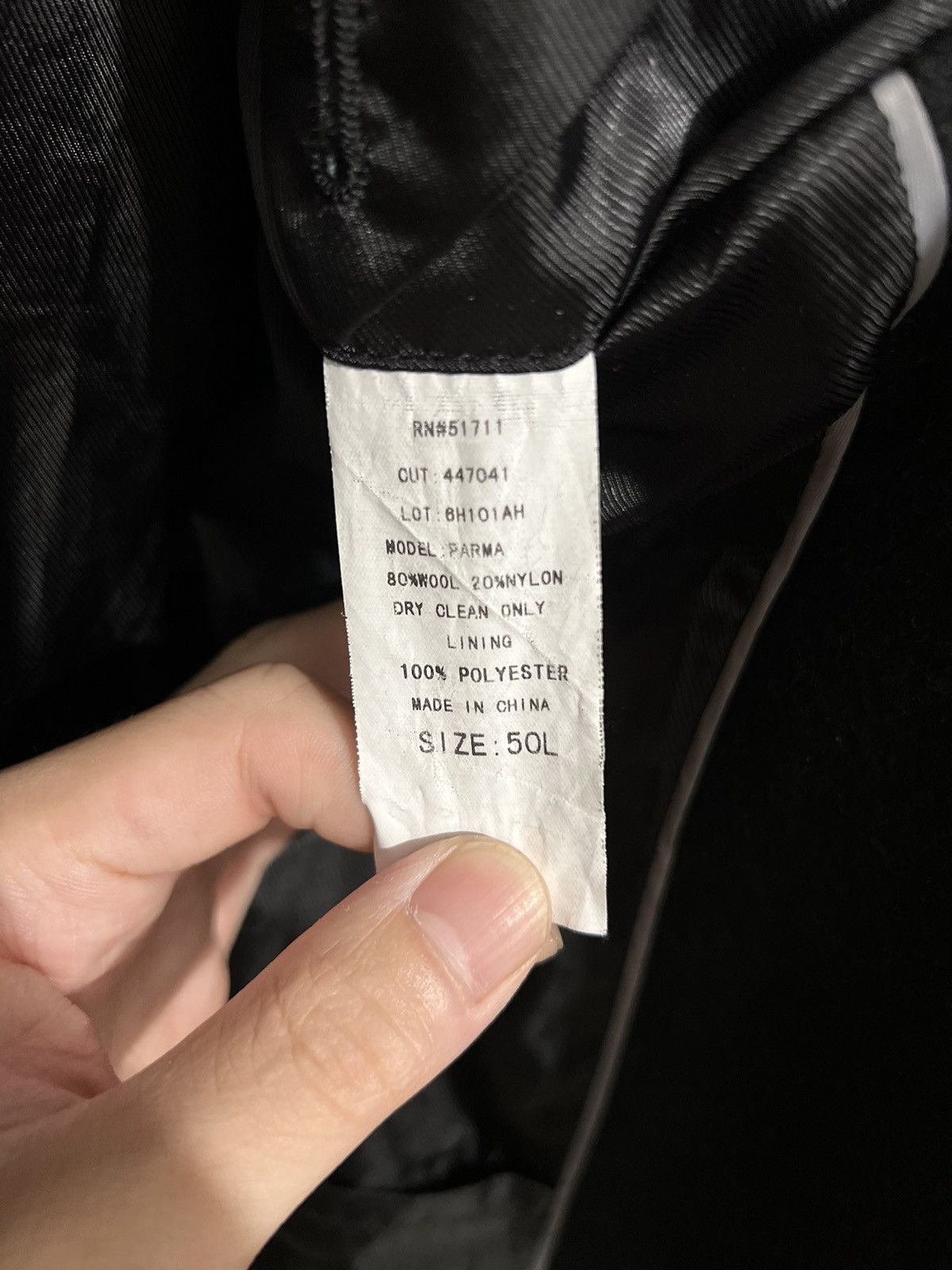 Polo Ralph Lauren Black Wooo Coat 50L Size US L / EU 52-54 / 3 - 4 Thumbnail