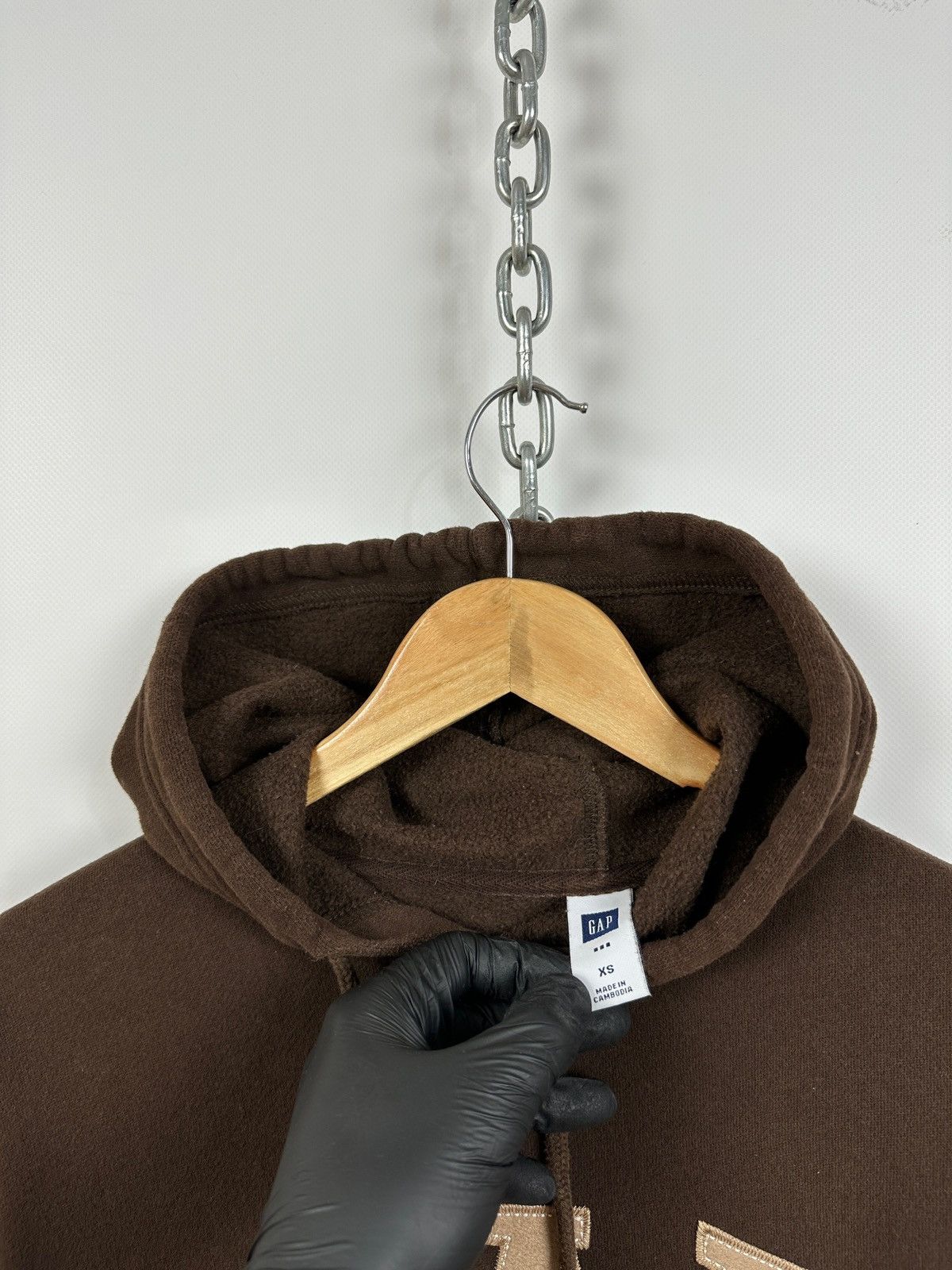 Gap 🤎 Vintage Gap Y2K Brown Hoodie Travis Kanye Style Size M / US 6-8 / IT 42-44 - 14 Thumbnail