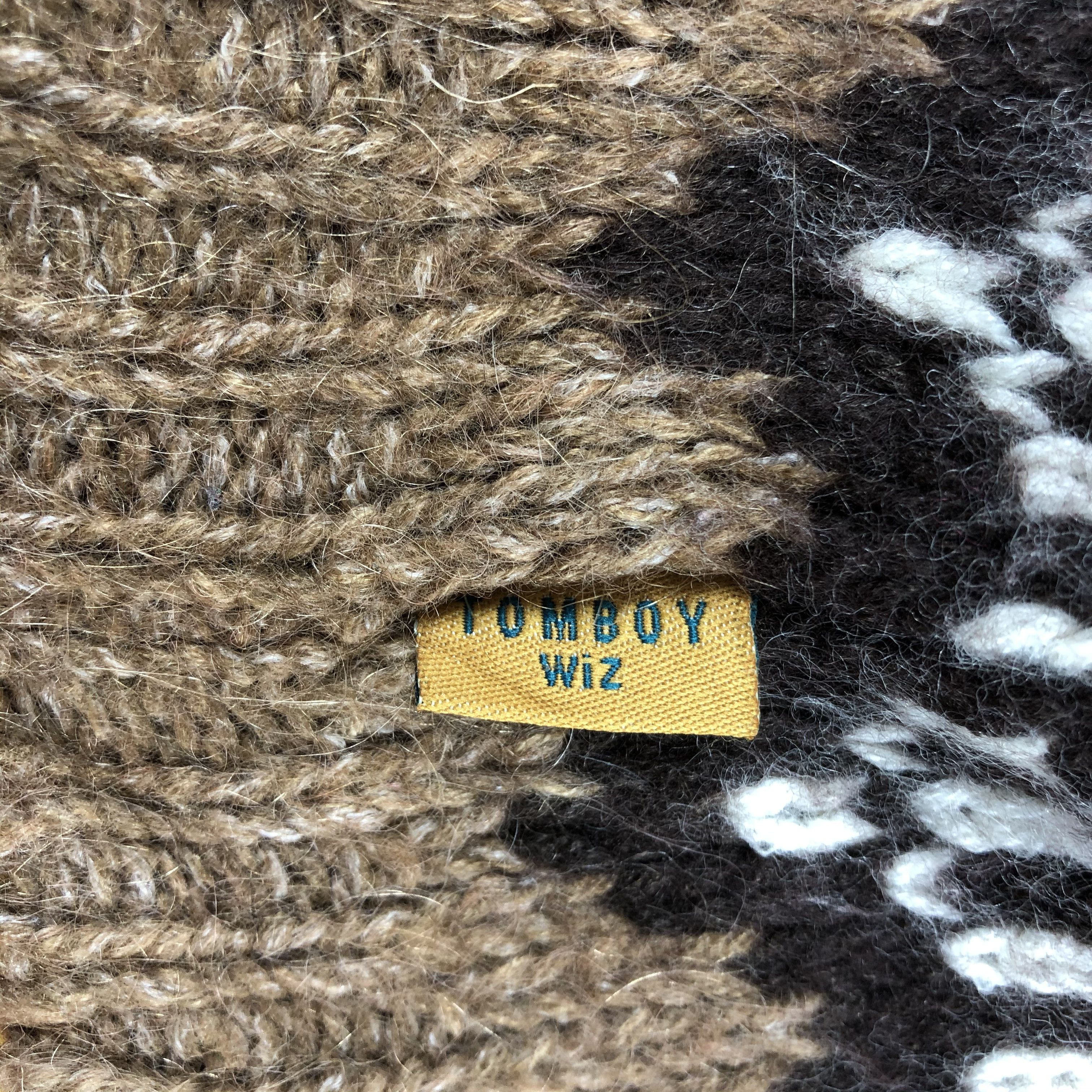 Japanese Brand Tomboy Wiz Fair Isle Beanie Size ONE SIZE - 4 Thumbnail