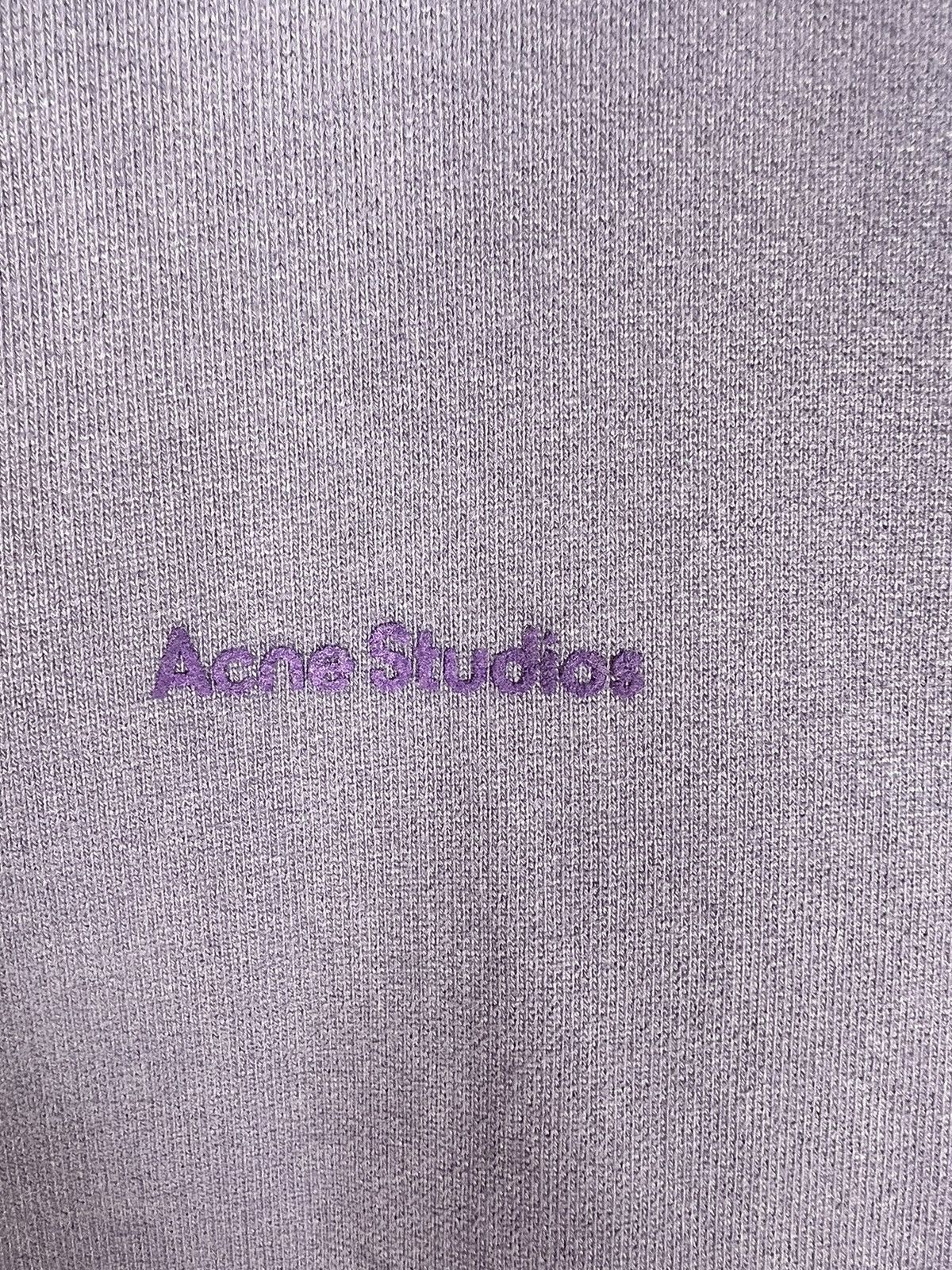 Acne Studios Acne Studios Logo Hooded Sweatshirt Oversized Size US XS / EU 42 / 0 - 3 Thumbnail