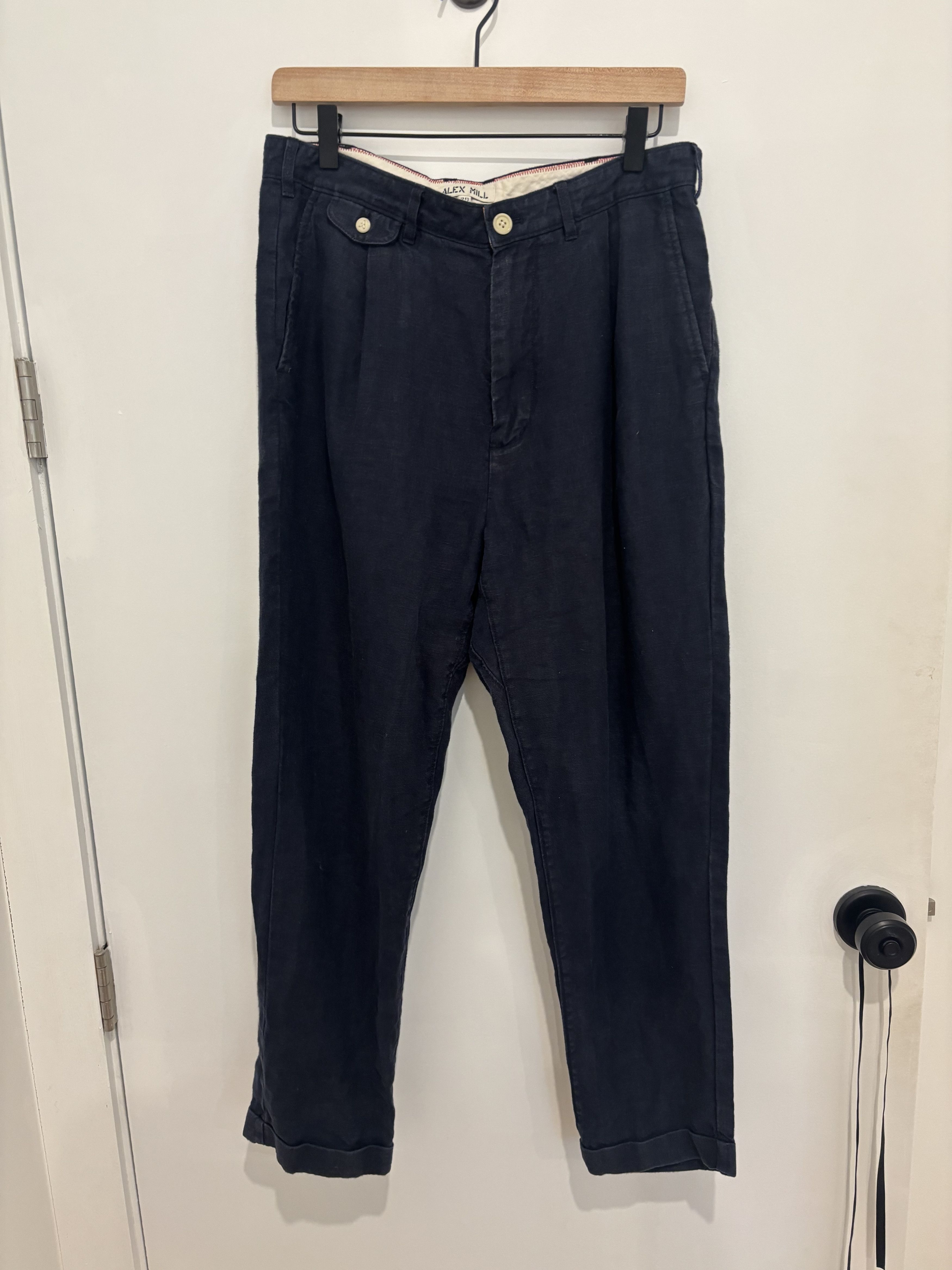 Alex Mill Tapered Linen Pants Size US 30 / EU 46 - 1 Thumbnail