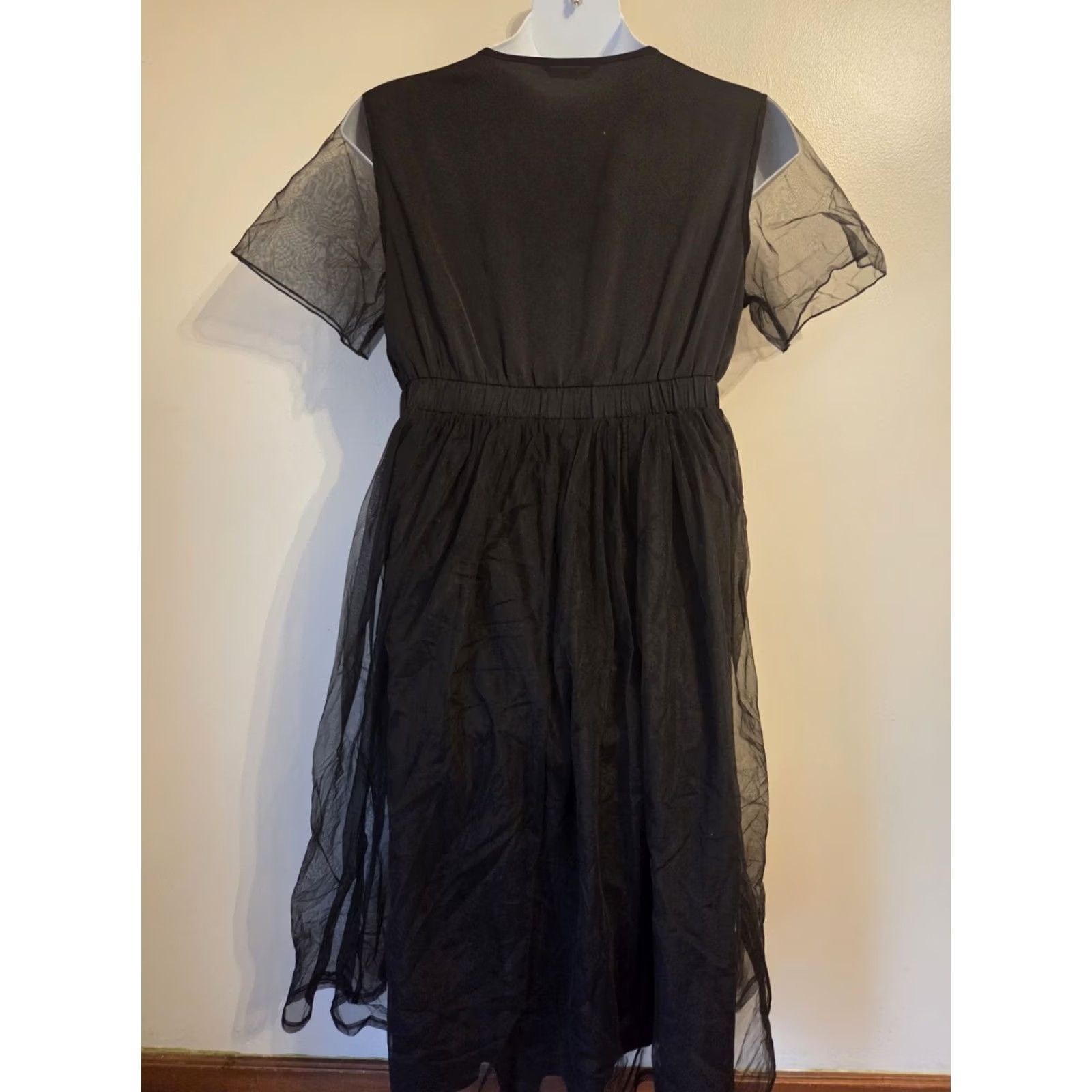 Vintage Bloomchic Black Gothic Maxi Dress Witchy 16 Women Plus Size Long Midi Maxi Dress 16 Womens Black Gothic III Size XXL / US 16-18 / IT 52-54 - 4 Thumbnail