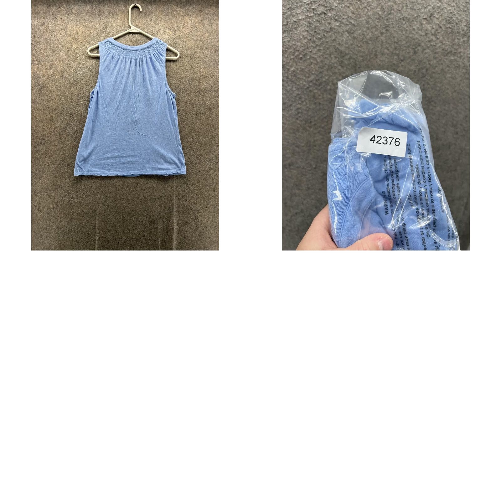 Lilly Pulitzer Lilly Pulitzer Tank Top Womens S Blue Henley Sleeveless Jersey Cotton Summer Clothing Size S / US 4 / IT 40 - 8 Thumbnail