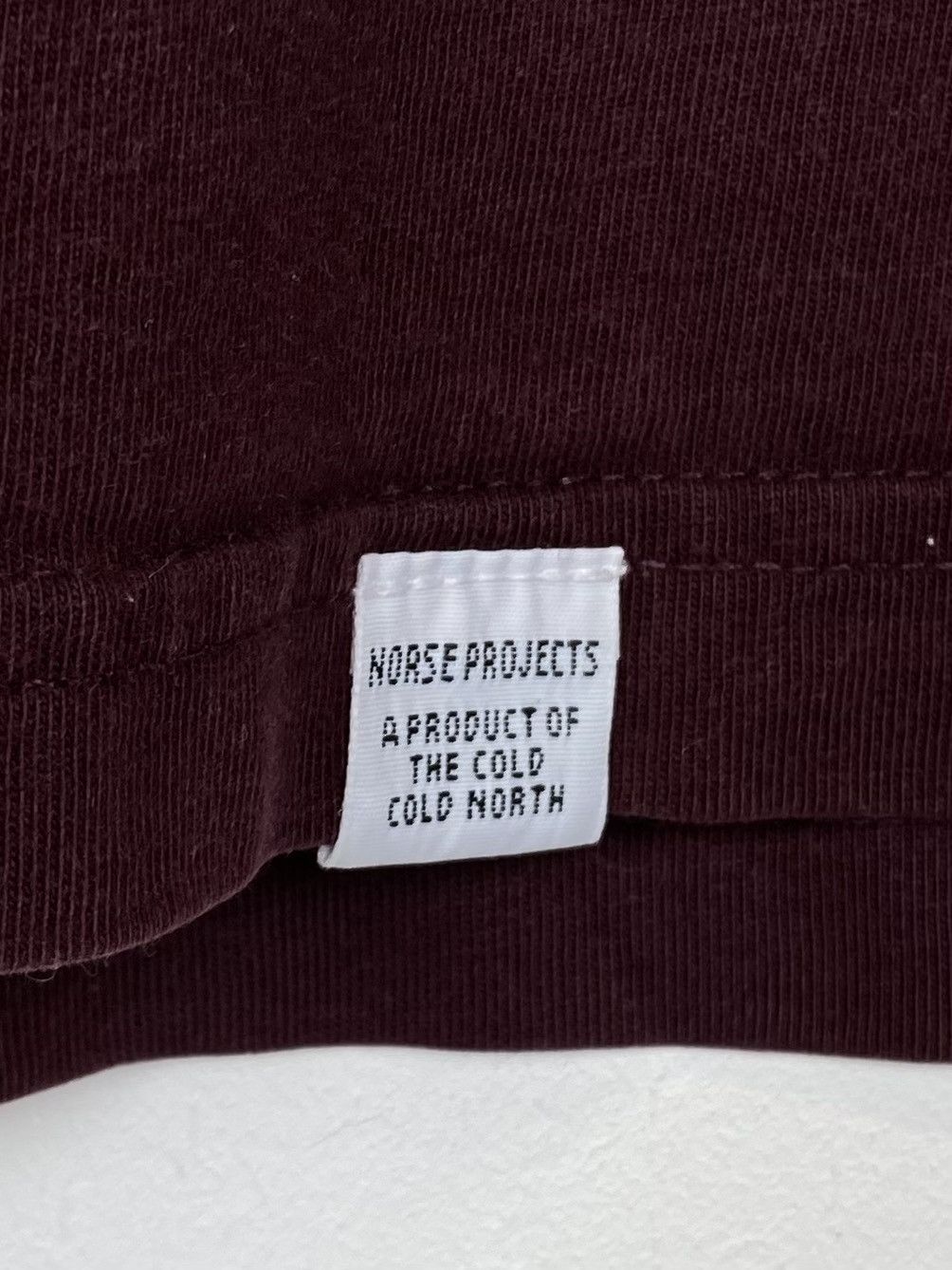 Norse Projects Norse Projects Niels Standard T-Shirt Size S Burgundy Red Size US S / EU 44-46 / 1 - 4 Thumbnail