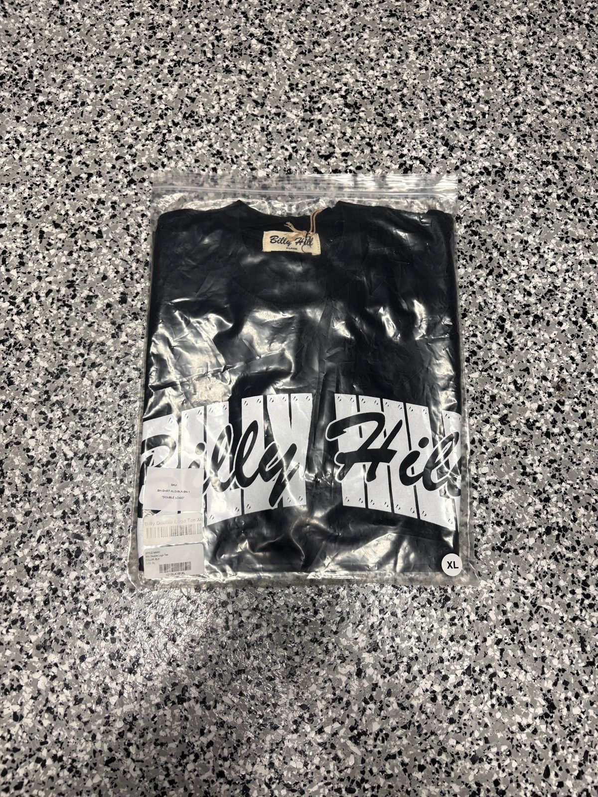 Billy Hill 2024 Billy Hill Black/White “Double Logo” T-Shirt Size XL Size US XL / EU 56 / 4 - 4 Thumbnail