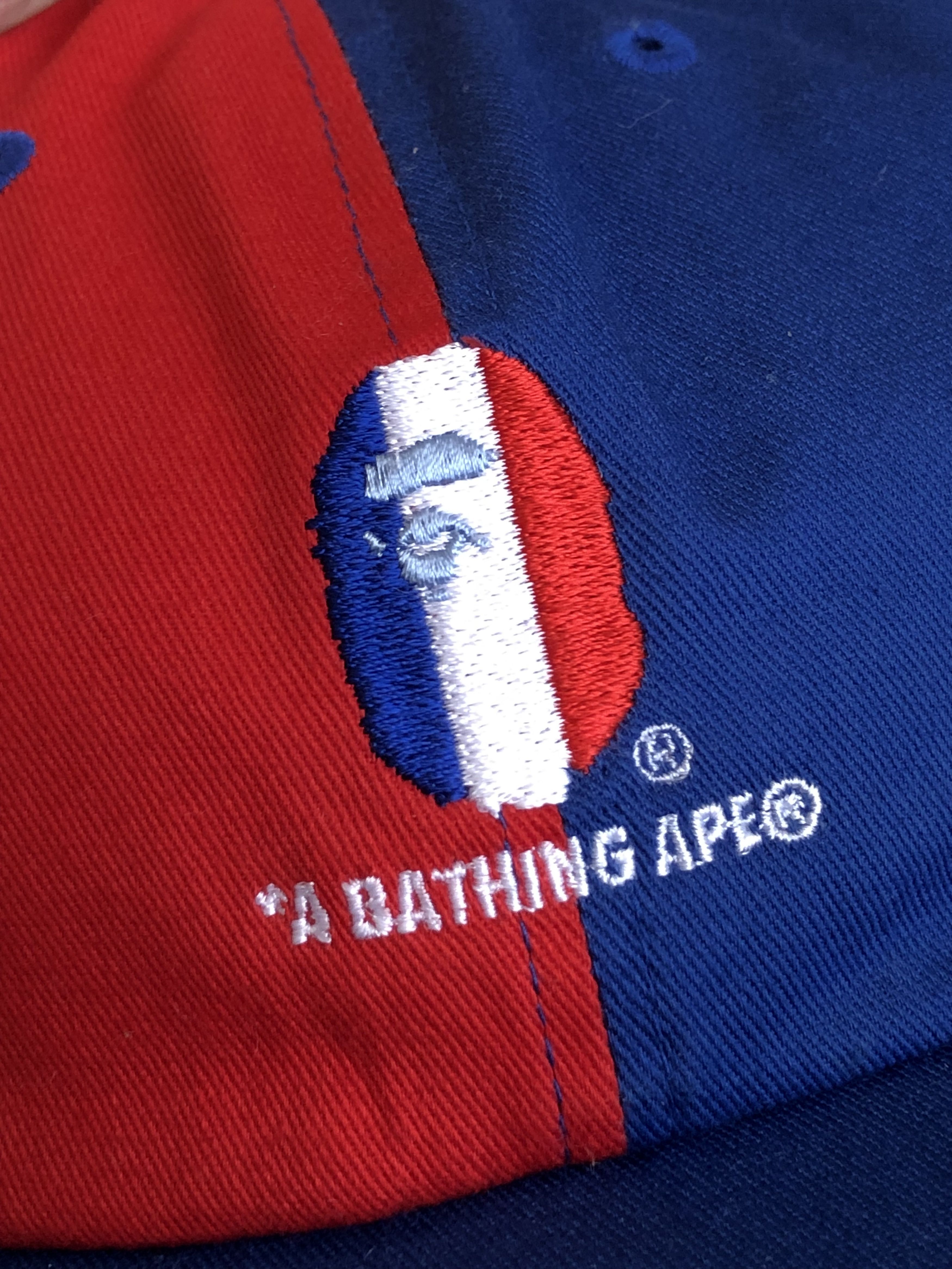 Bape RARE🔥SS17 BAPE PARIS STORE TRICOLOR PANEL HAT Size ONE SIZE - 7 Thumbnail