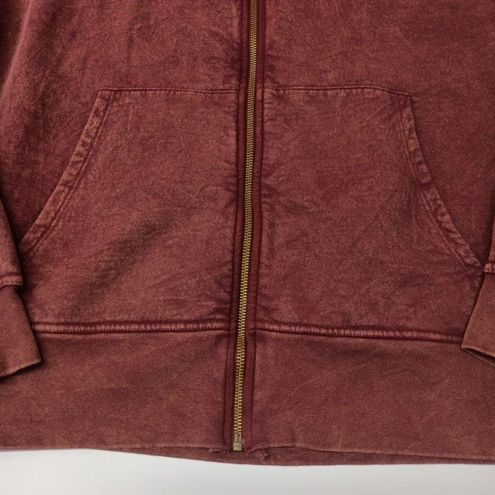 Champion Champion Full Zip Mockneck Sweatshirt Maroon Size L Large Size US L / EU 52-54 / 3 - 2 Thumbnail
