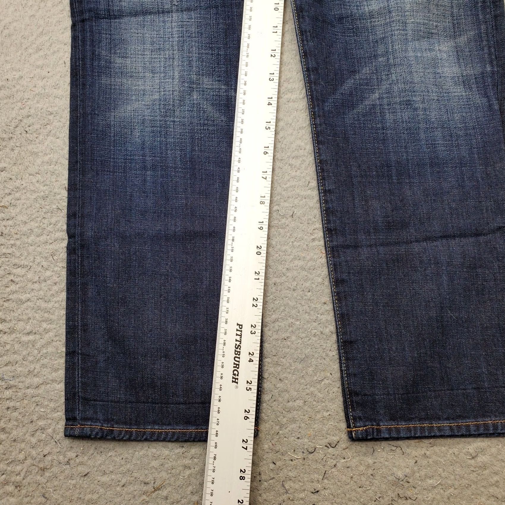 Lucky Brand Lucky Brand Boyfriend Crop Jeans Womens Size 6 Blue Denim Distressed Straight Leg Jeans Size 28" / US 6 / IT 42 - 4 Thumbnail