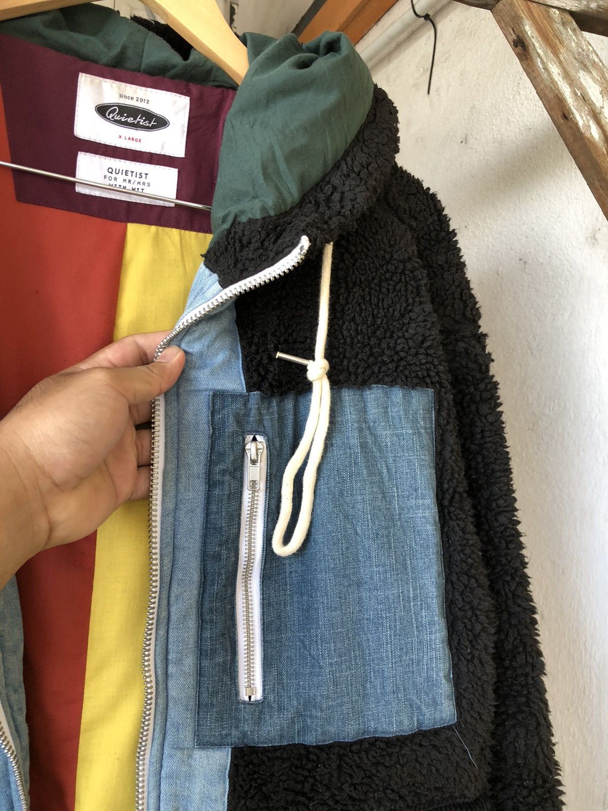 Seditionaries Korean Brands❗️Queitist Fleece Patchwork Like Undercover Size US XL / EU 56 / 4 - 7 Thumbnail