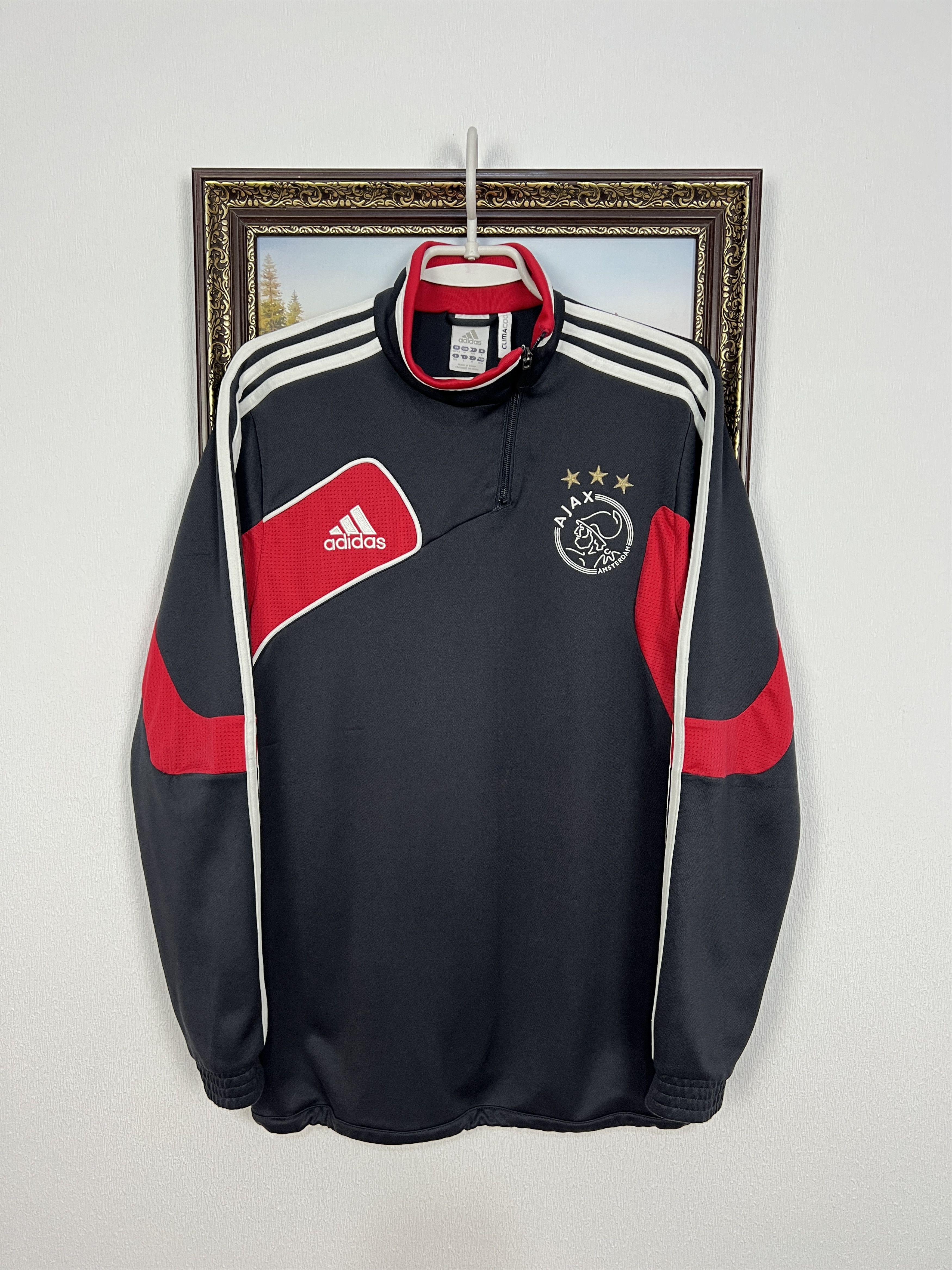 Adidas Vintage Adidas Ajax Amsterdam Football Train Sweatshirt Size US M / EU 48-50 / 2 - 1 Thumbnail