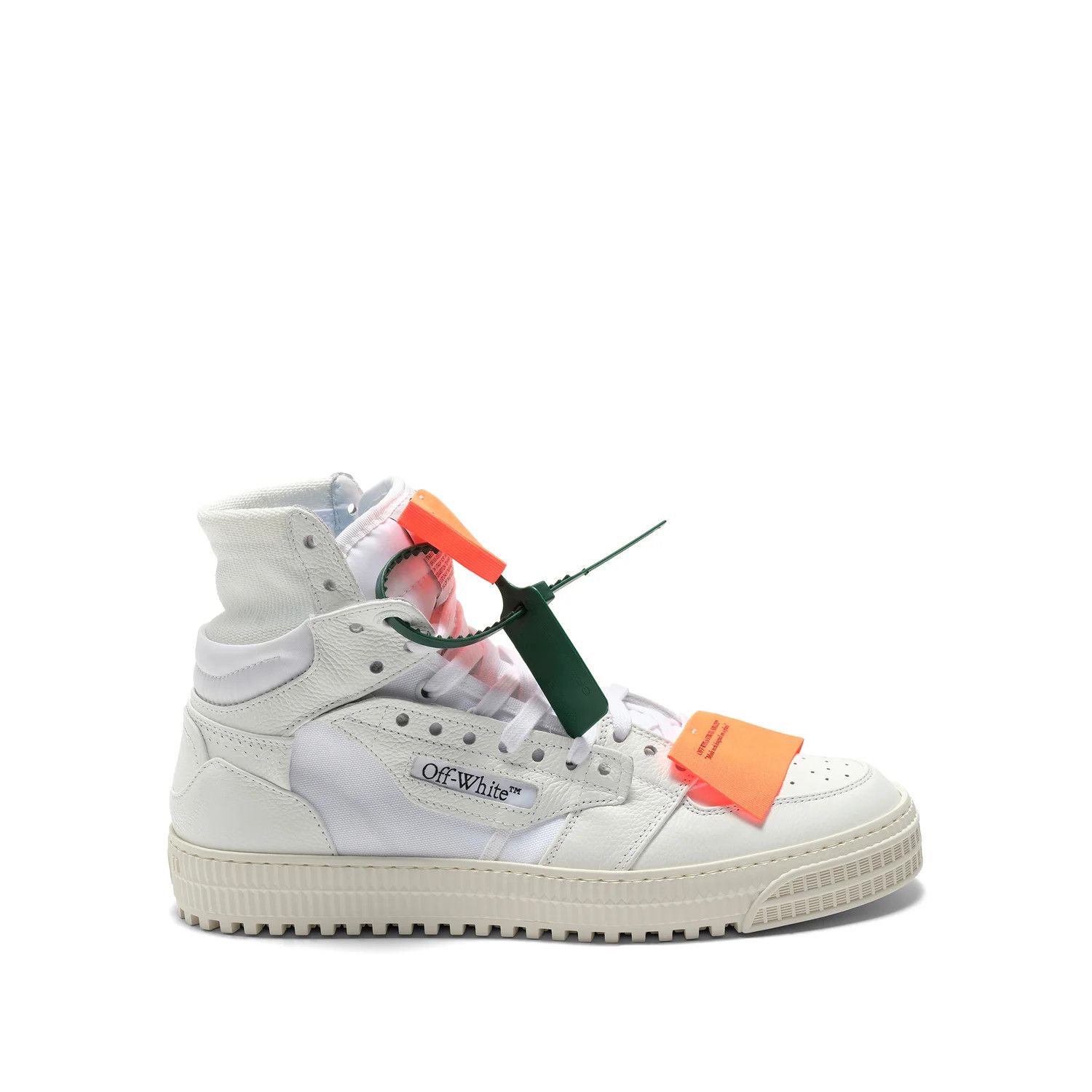 o1mris0824 Sneaker in White & Orange