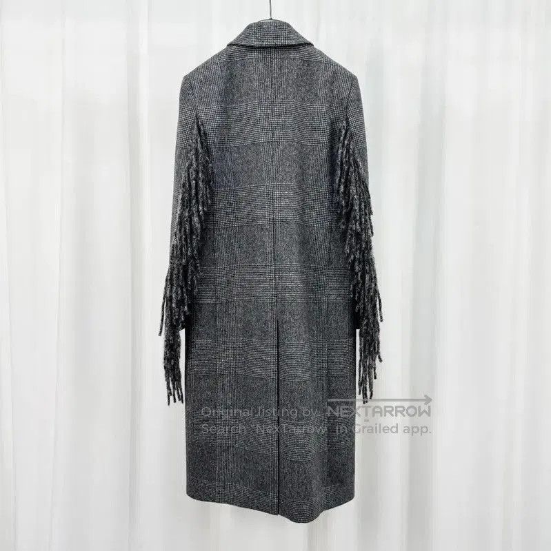 Max Mara MaxMara Women's Gray Wool Double-Breasted Coat . Size XS / US 0-2 / IT 36-38 - 2 Thumbnail