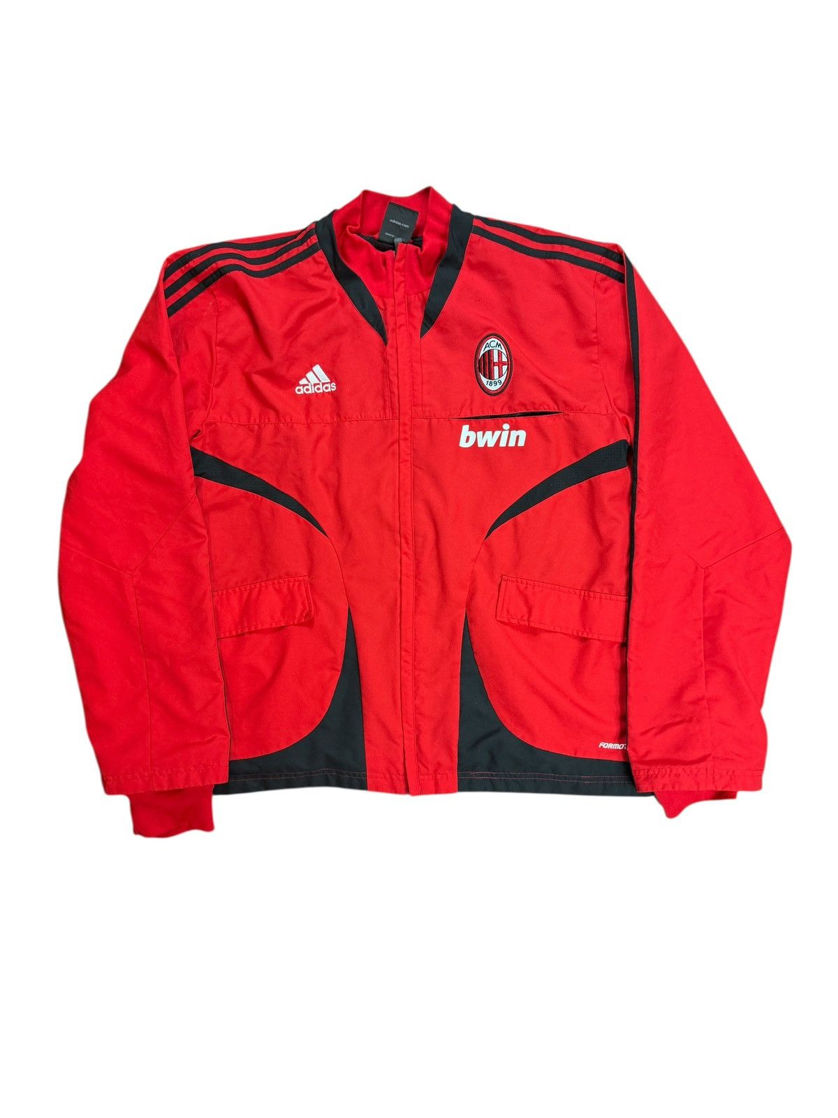 Adidas Vintage Ac Milan 2007/08 Track Jacket Size US XL / EU 56 / 4 - 1 Thumbnail