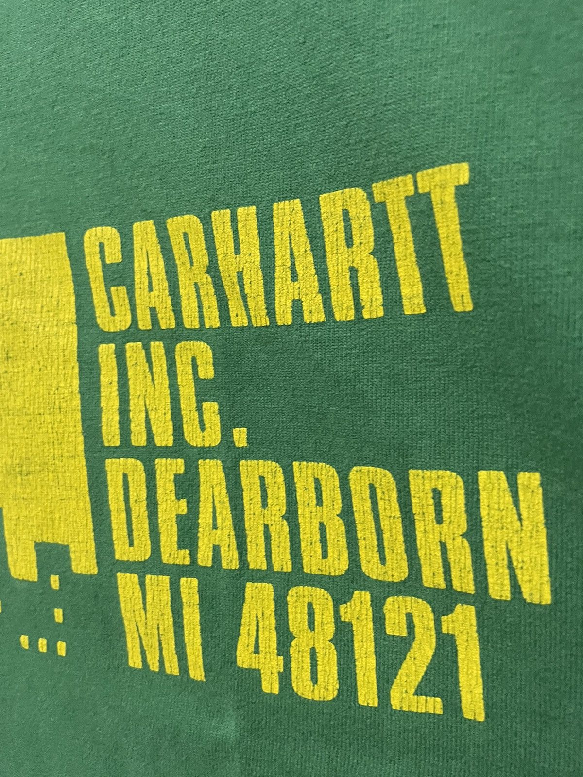 Carhartt × Vintage Vintage 00s Carhartt Dearborn Graphic T Shirt Heavyweight Size US XXL / EU 58 / 5 - 6 Thumbnail
