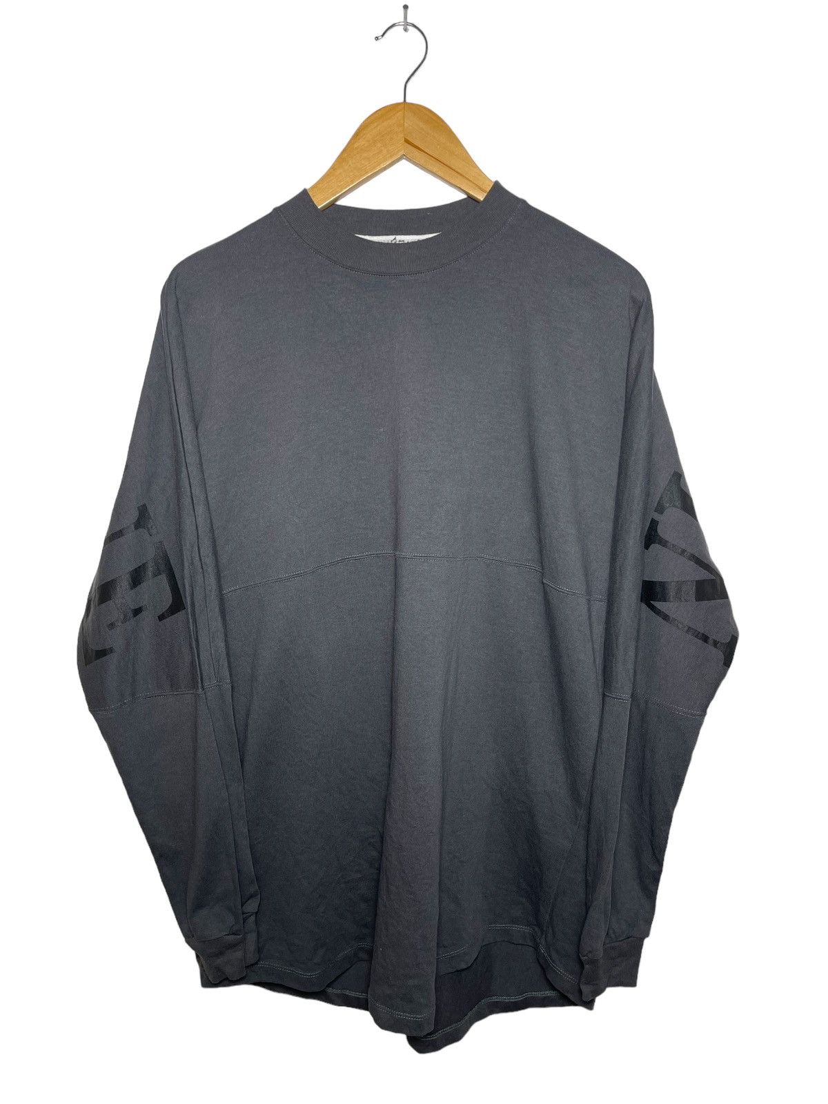 Japanese Brand Number nine Spell out Big logo long sleeve shirt Size US L / EU 52-54 / 3 - 2 Thumbnail