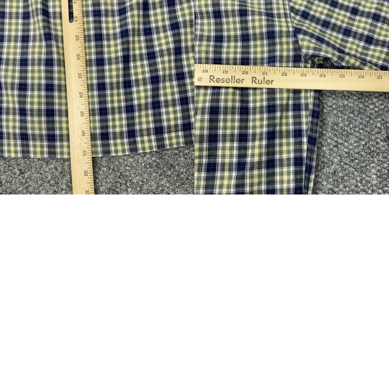Chaps VINTAGE Chaps Shirt Mens L Blue Plaid 90s Preppy Logo Pocket Button-Up Colar-Down Casual Size US L / EU 52-54 / 3 - 8 Thumbnail