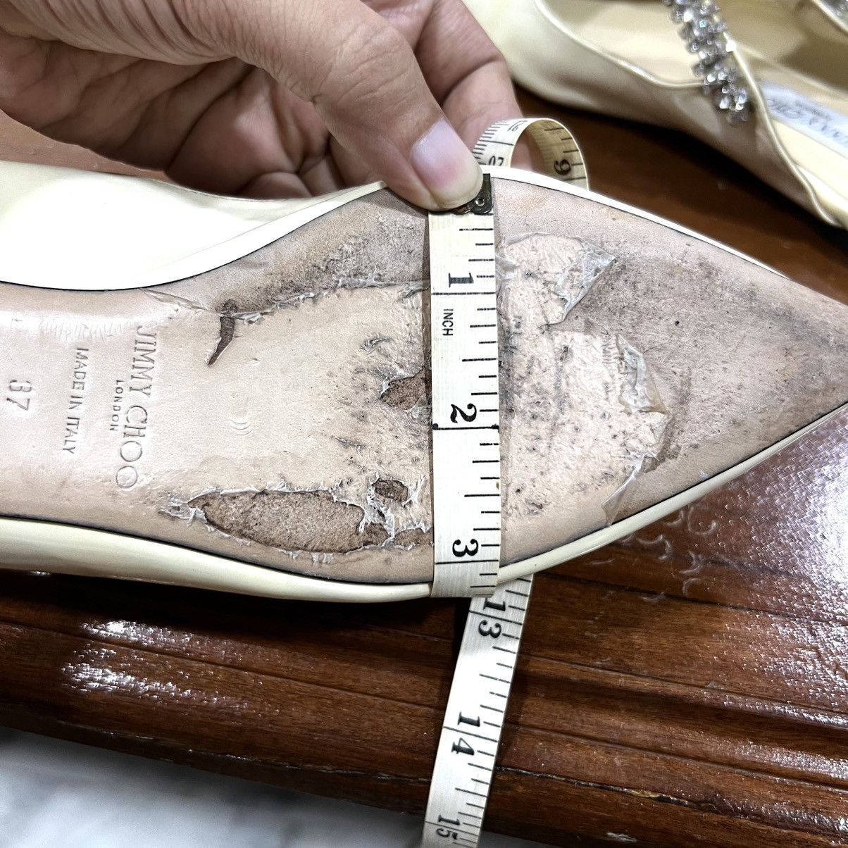 Jimmy Choo Vintage Jimmy Choo Swarovski Crystal Women Shoes Size US 6 / IT 36 - 13 Thumbnail