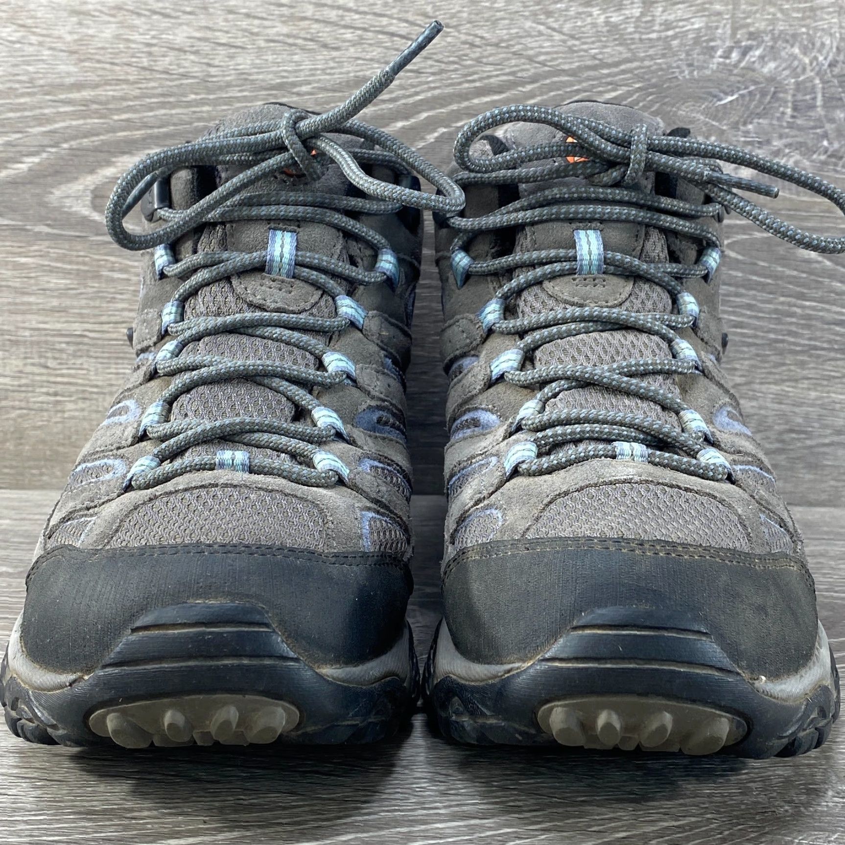 Merrell Merrell Moab 3 Womens 9 Gray Suede Leather Waterproof Mid Hiking Boots Vibram Size US 7 / IT 37 - 4 Thumbnail