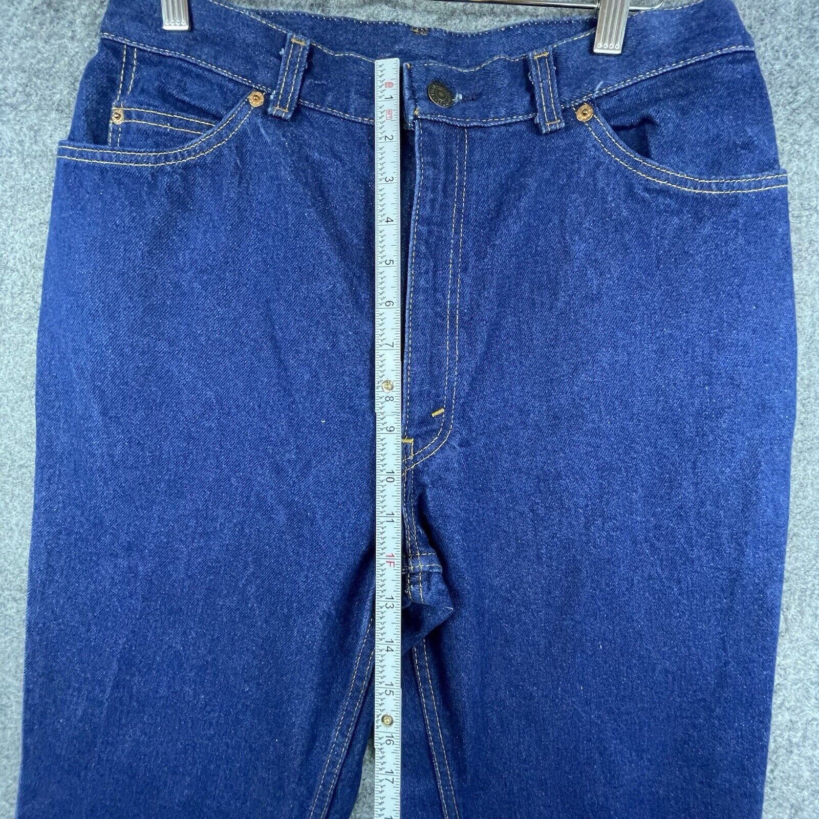 Levi's Vintage Levi's Miss Jeans Womens 16 Taper Orange Tab Batwing Size 38" / US 16 / IT 52 - 7 Thumbnail