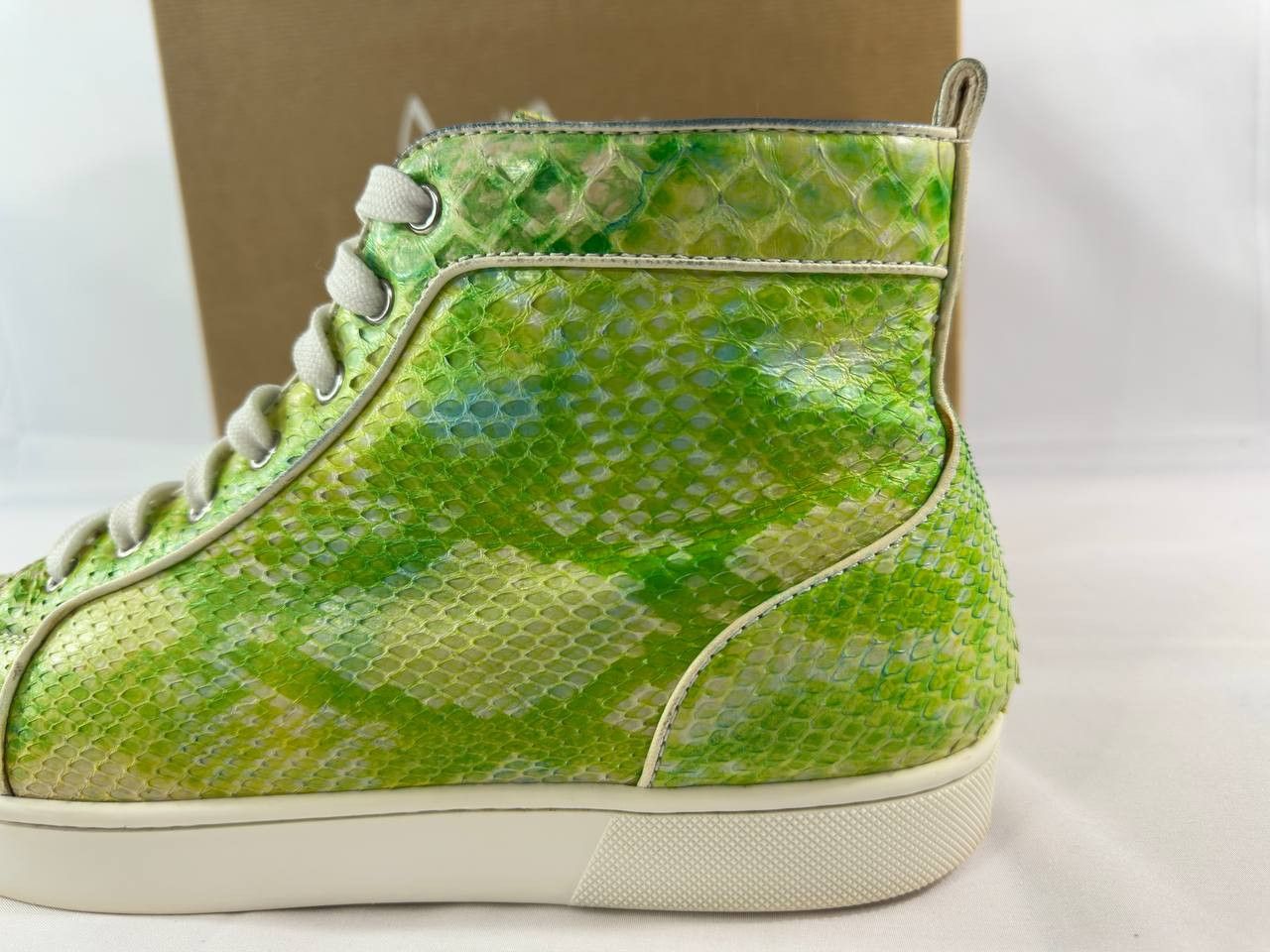 Christian Louboutin Christian Louboutin Rantus Orlato Flat Python Fresh Nappa Size US 11 / EU 44 - 8 Thumbnail