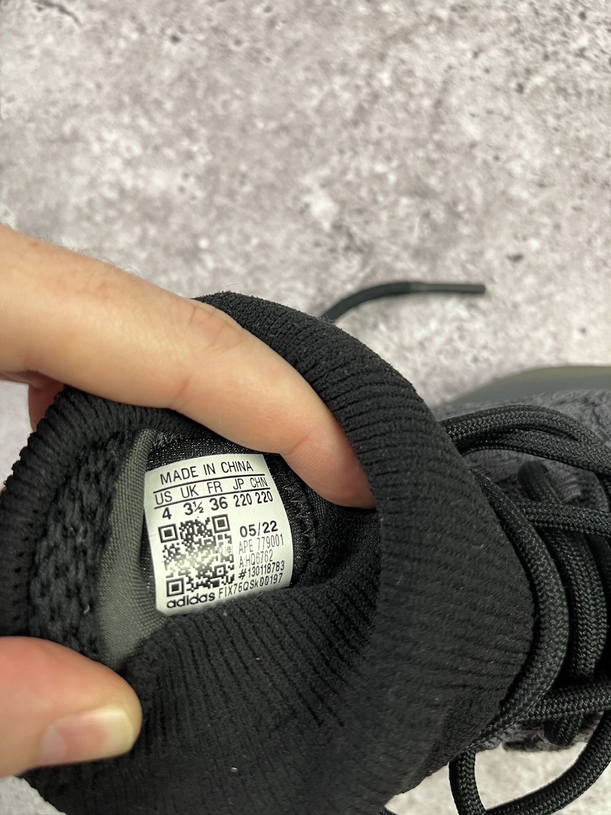 Adidas × Kanye West Adidas Yeezy Bsktbl Knit Slate Onyx Size US 4 / IT 34 - 8 Thumbnail