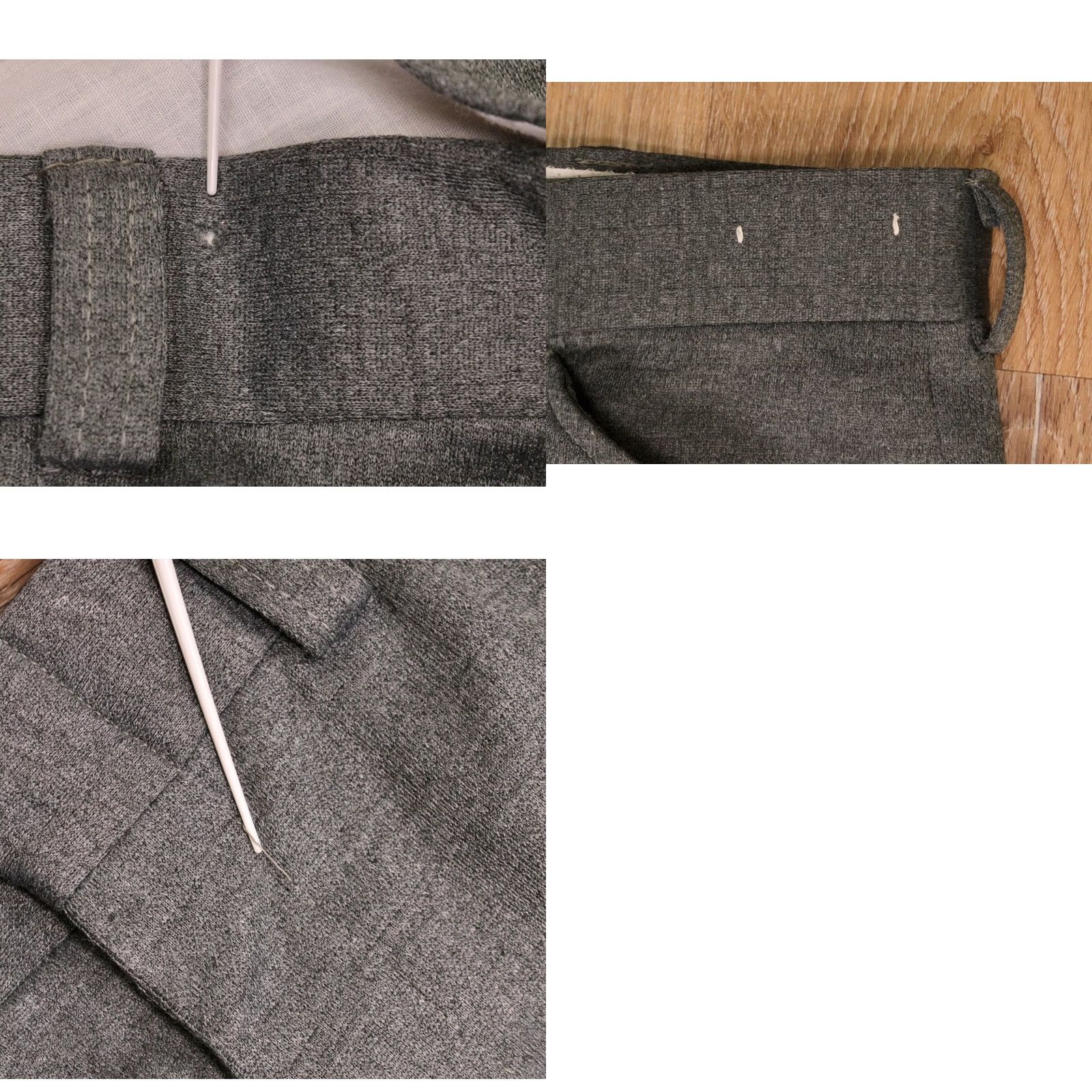 JCPenney VINTAGE JC Penney Men's VTG 70s Grey 2 PC Polyester Leisure Suit Sz 42 1970s Disco Mens Size 36R - 11 Thumbnail